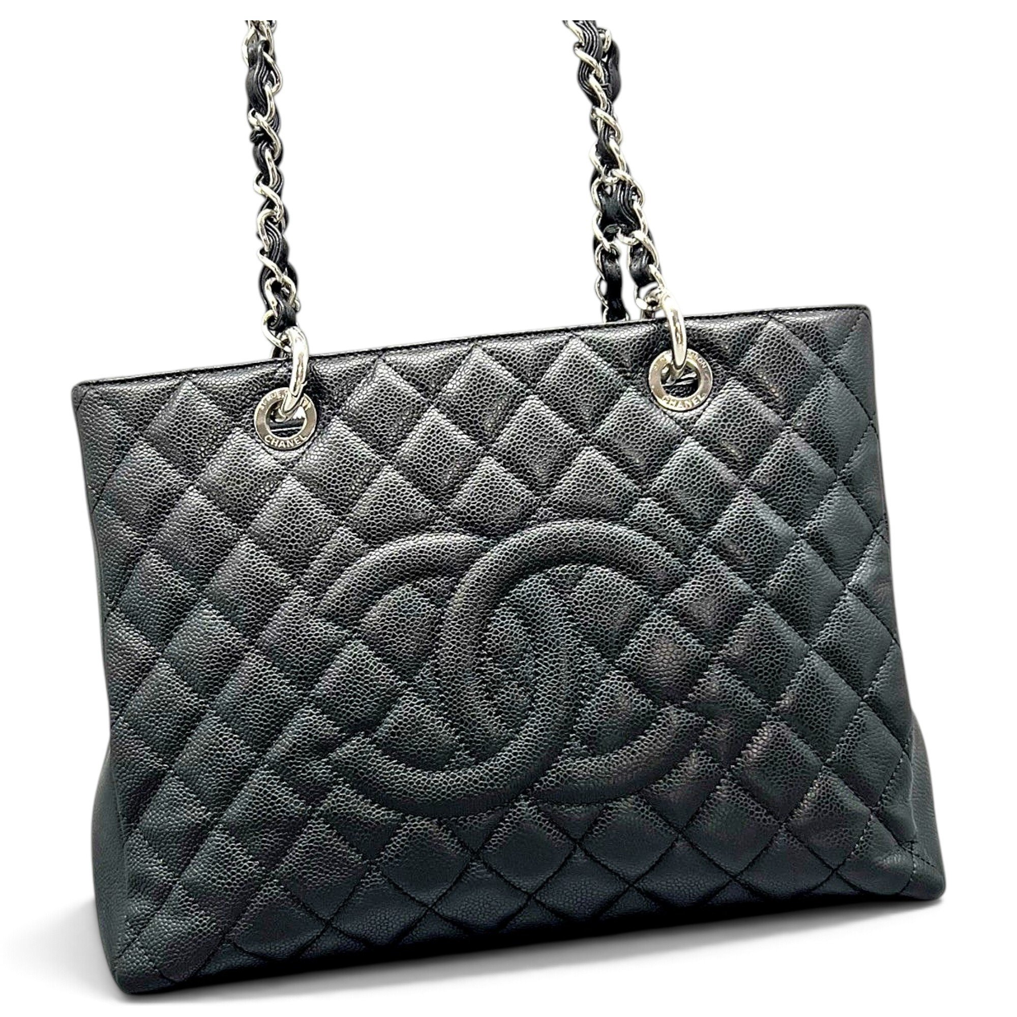 Grand shopping leather tote