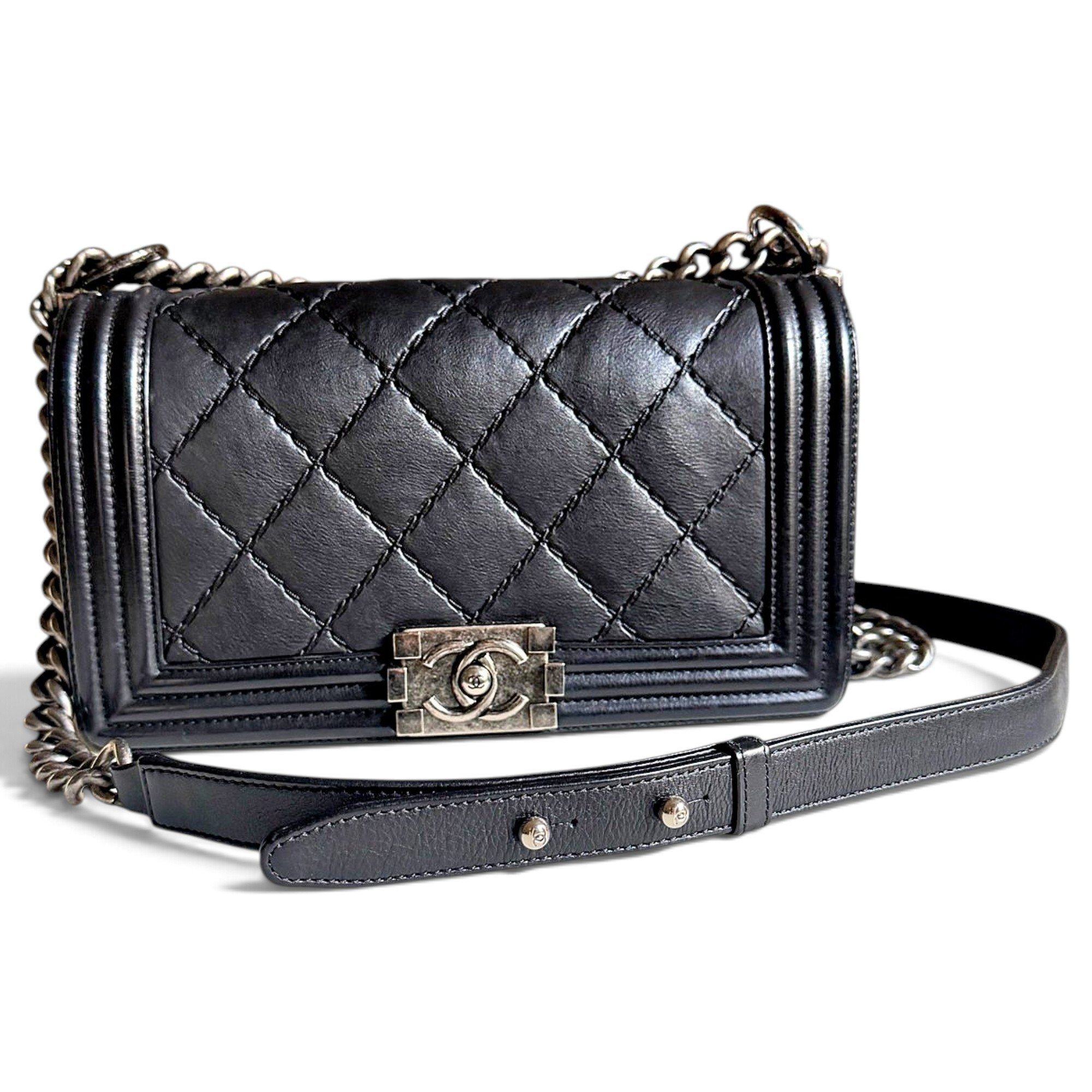 Boy leather handbag