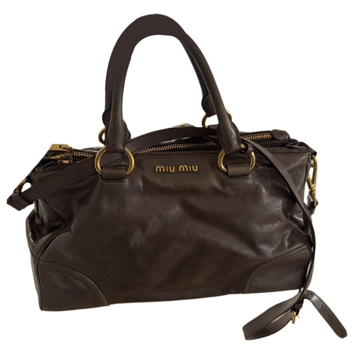 Bow bag leather handbag