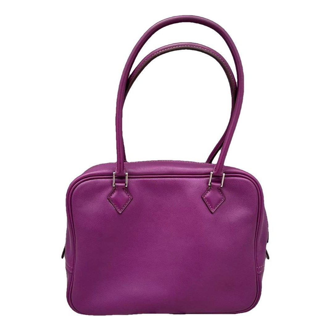 Plume leather handbag