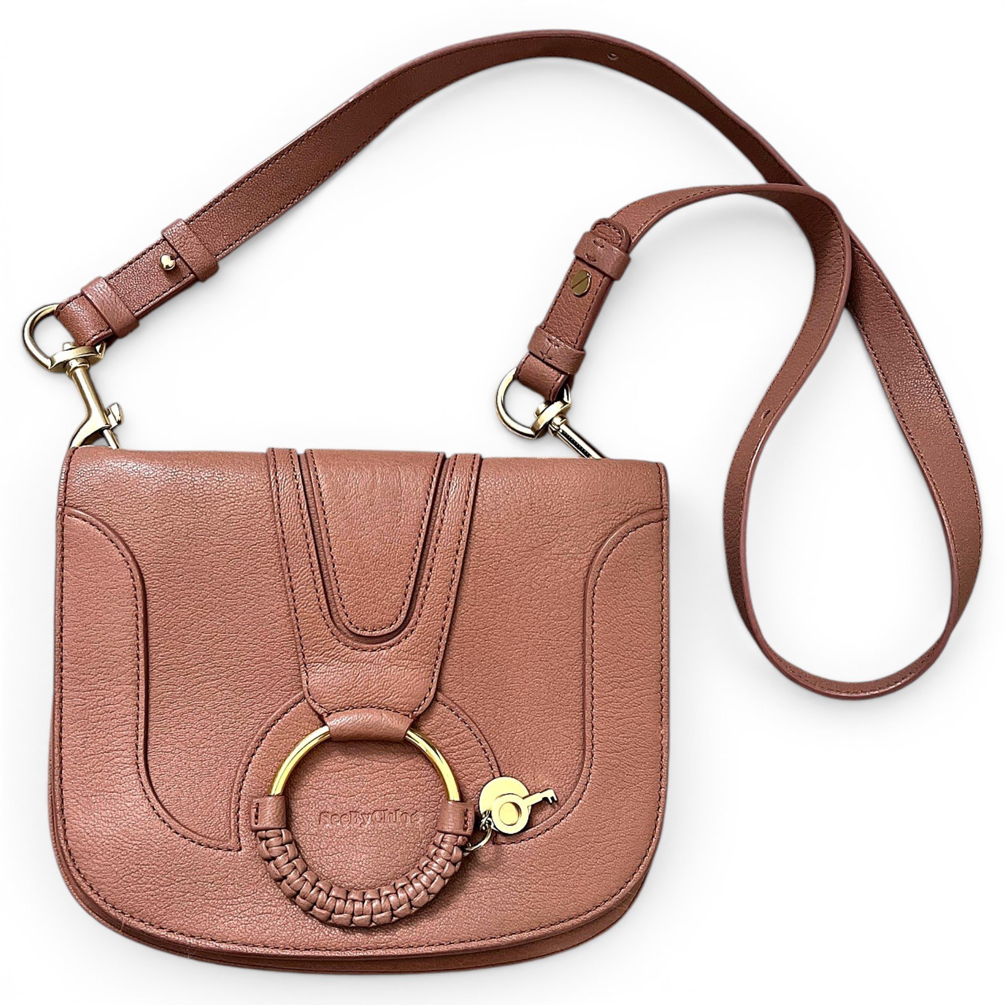 Leather crossbody bag