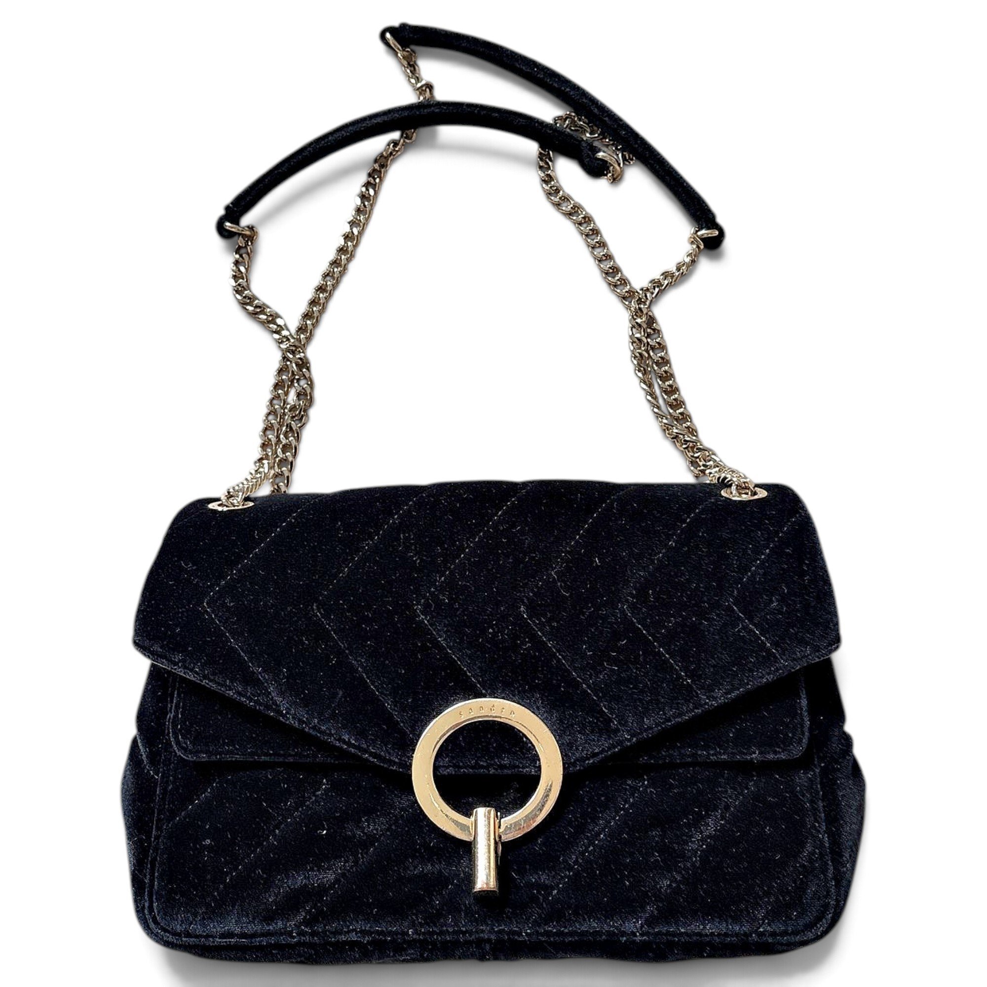 Velvet handbag