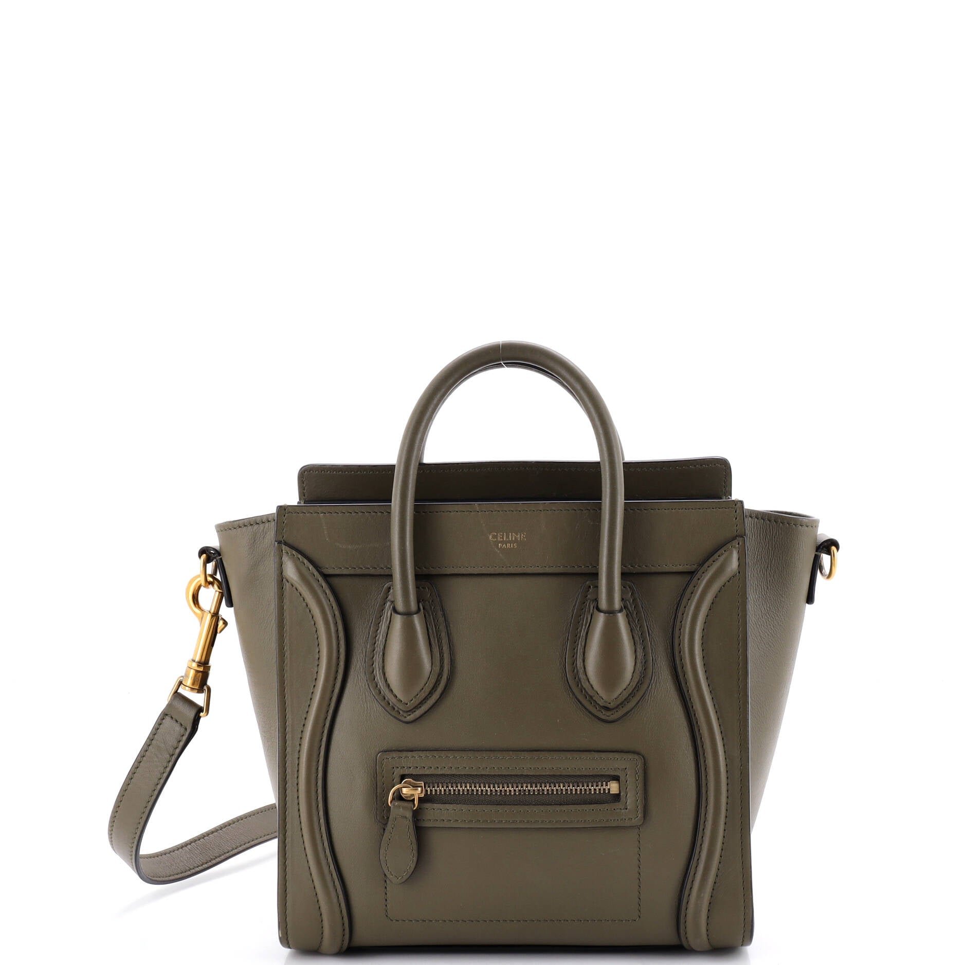 Celine Luggage Bag Smooth Leather Nano