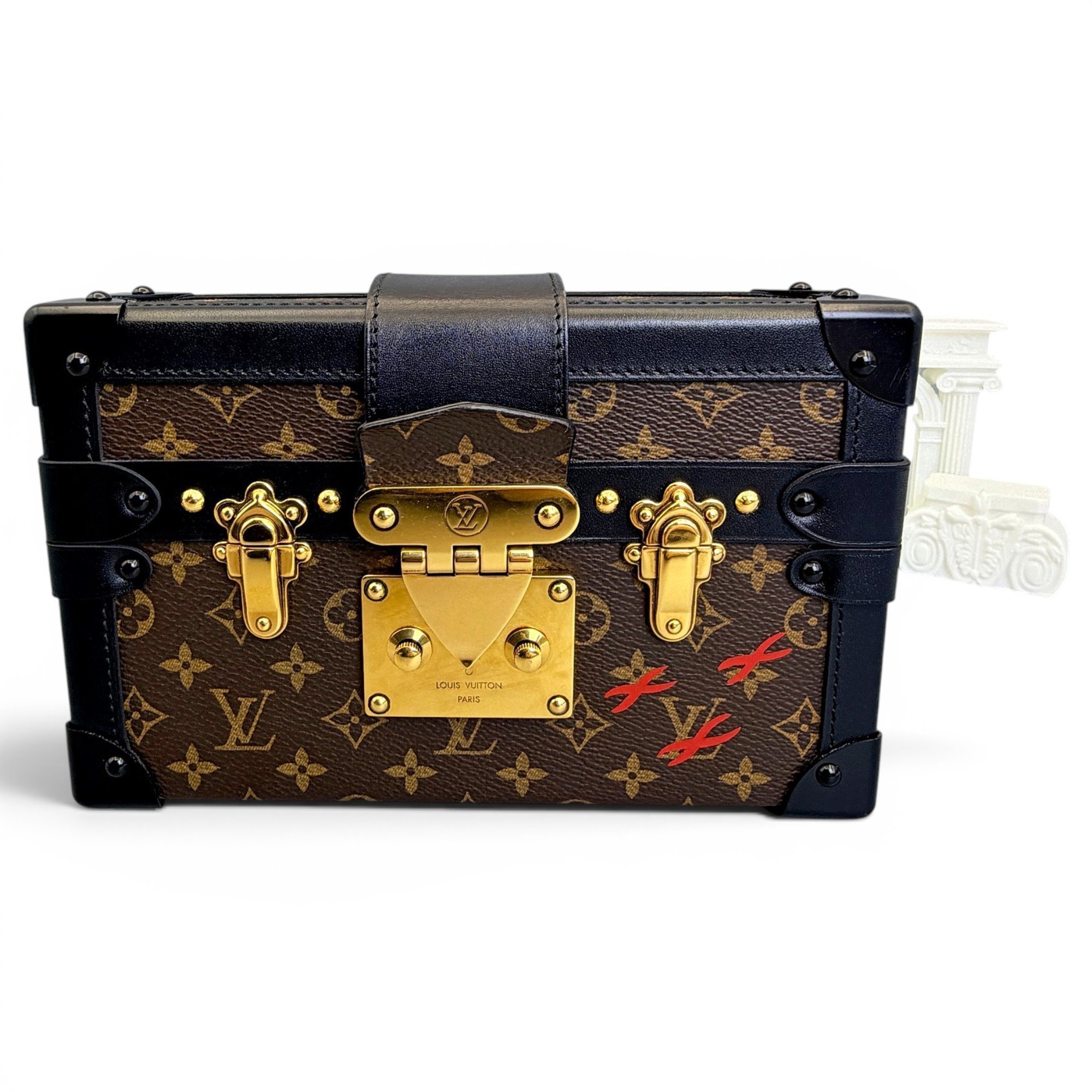 Louis Vuitton Petite Malle leather handbag