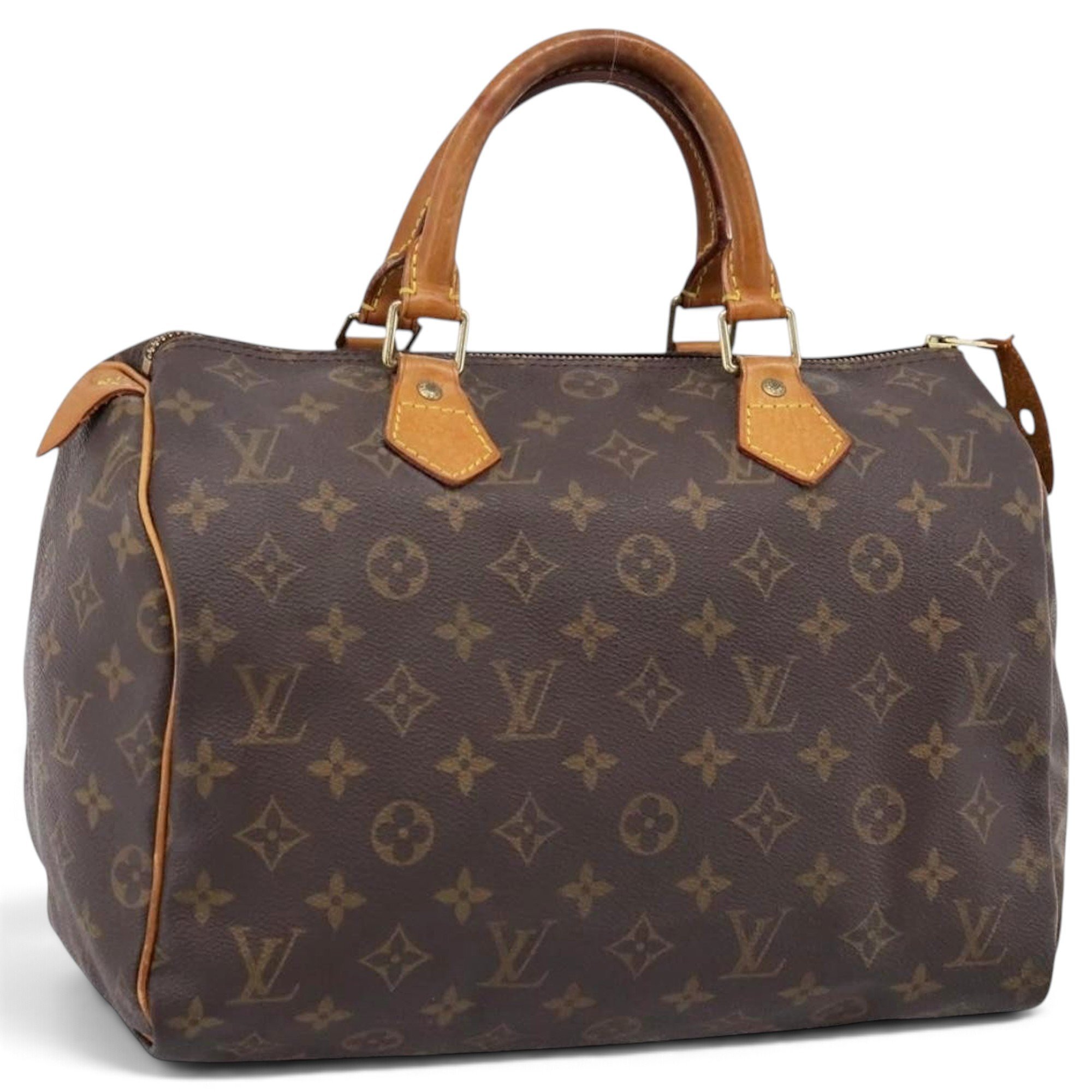 Speedy leather bowling bag
