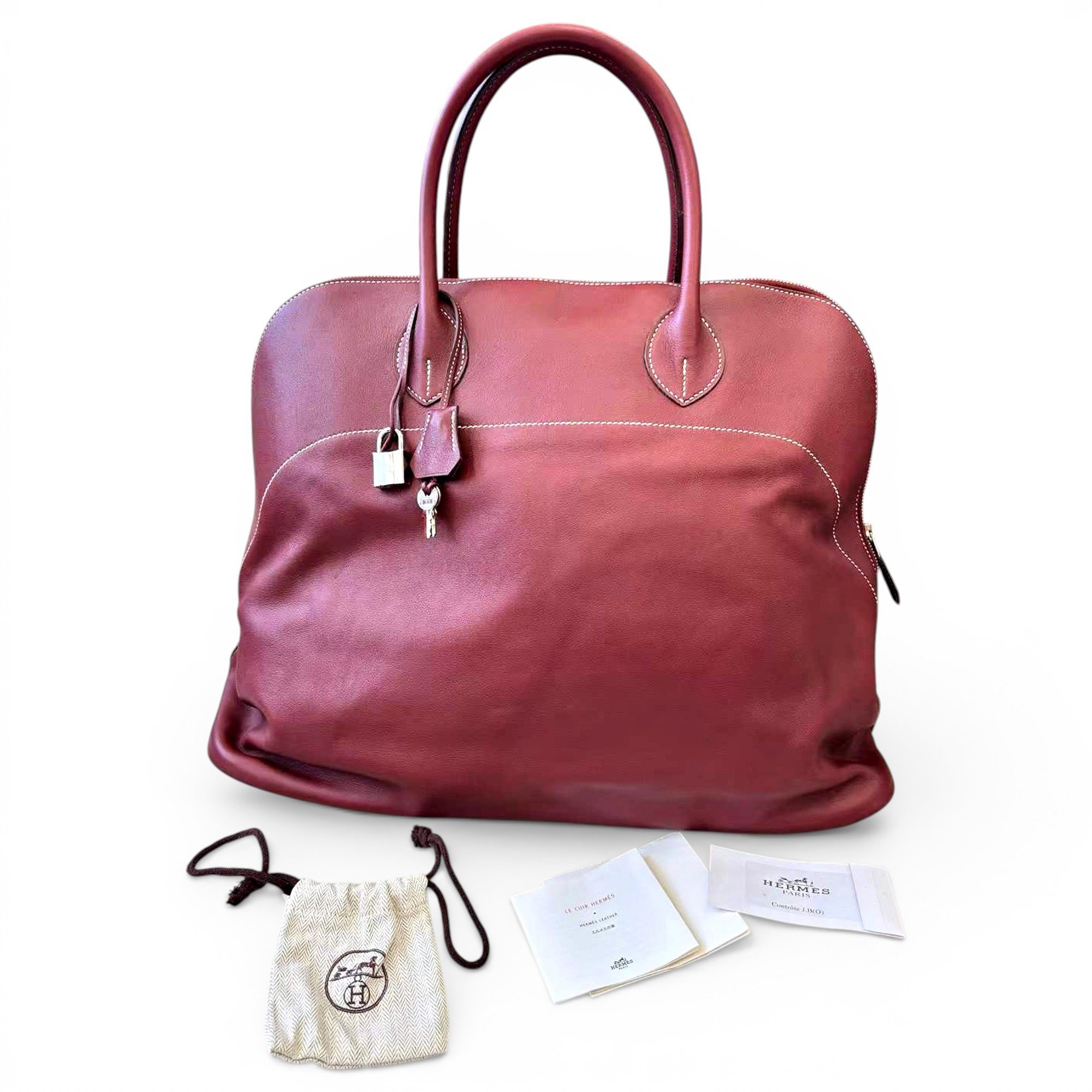 Bolide leather travel bag