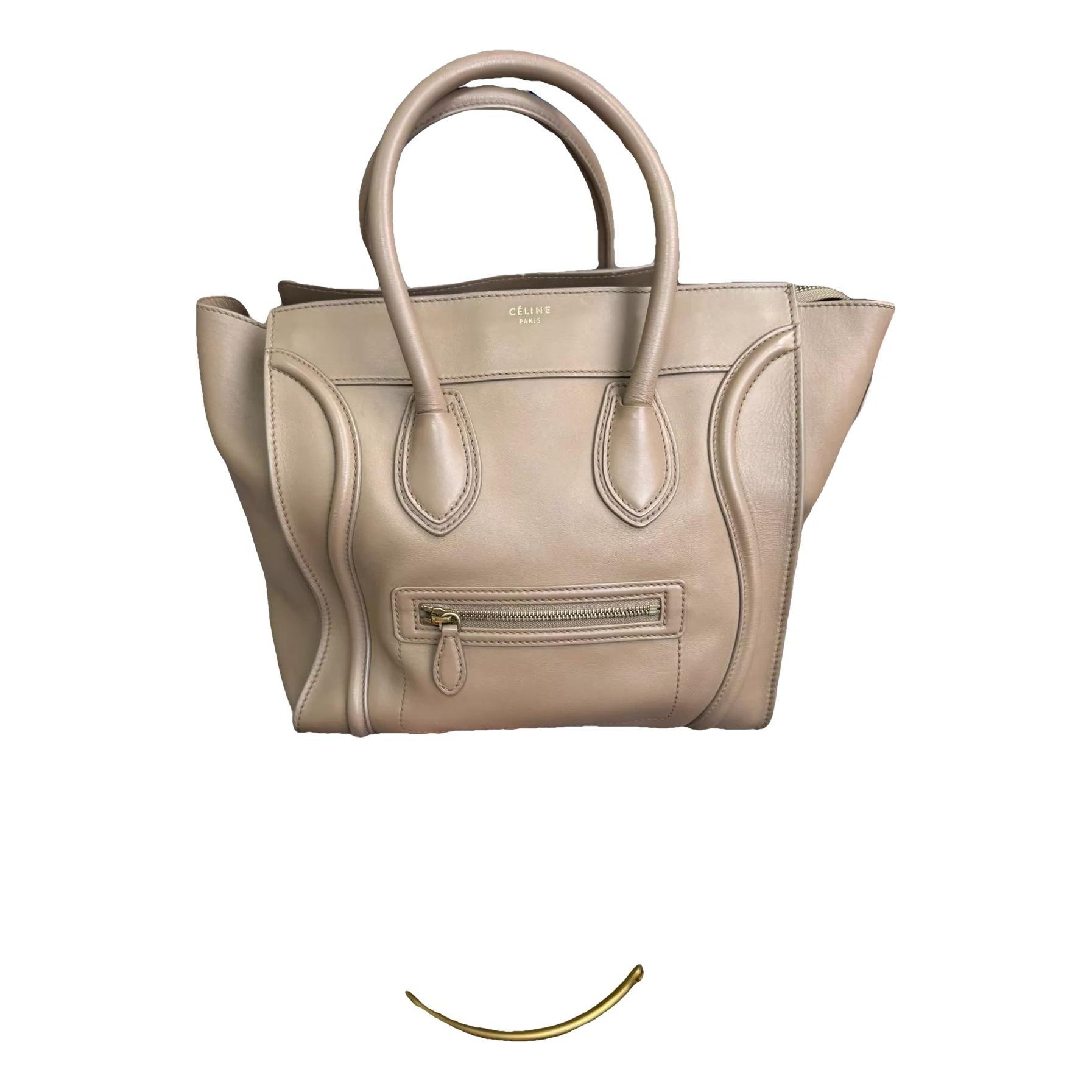 Luggage leather handbag