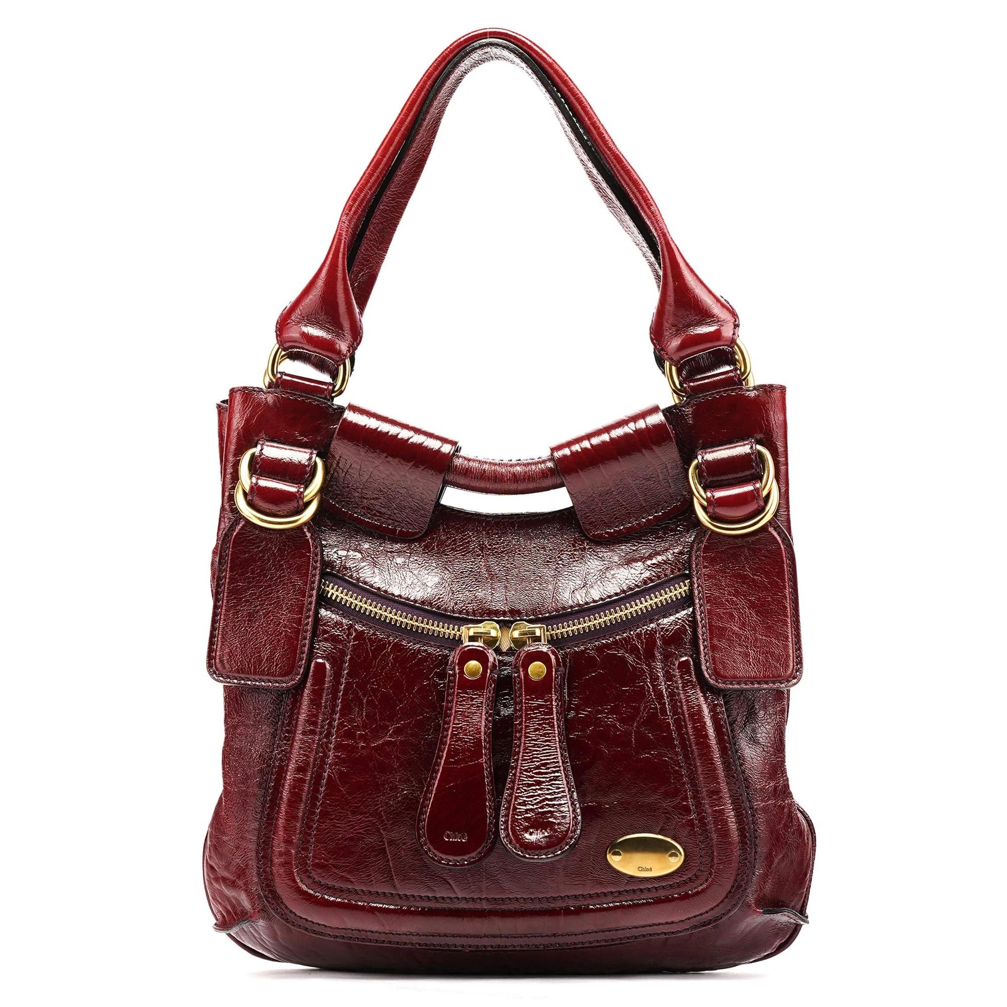 Paddington patent leather handbag