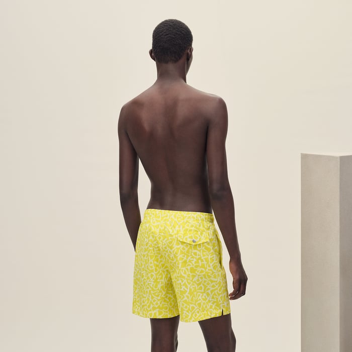 Jonquille "Calligraphie Equestre" Swim Trunks