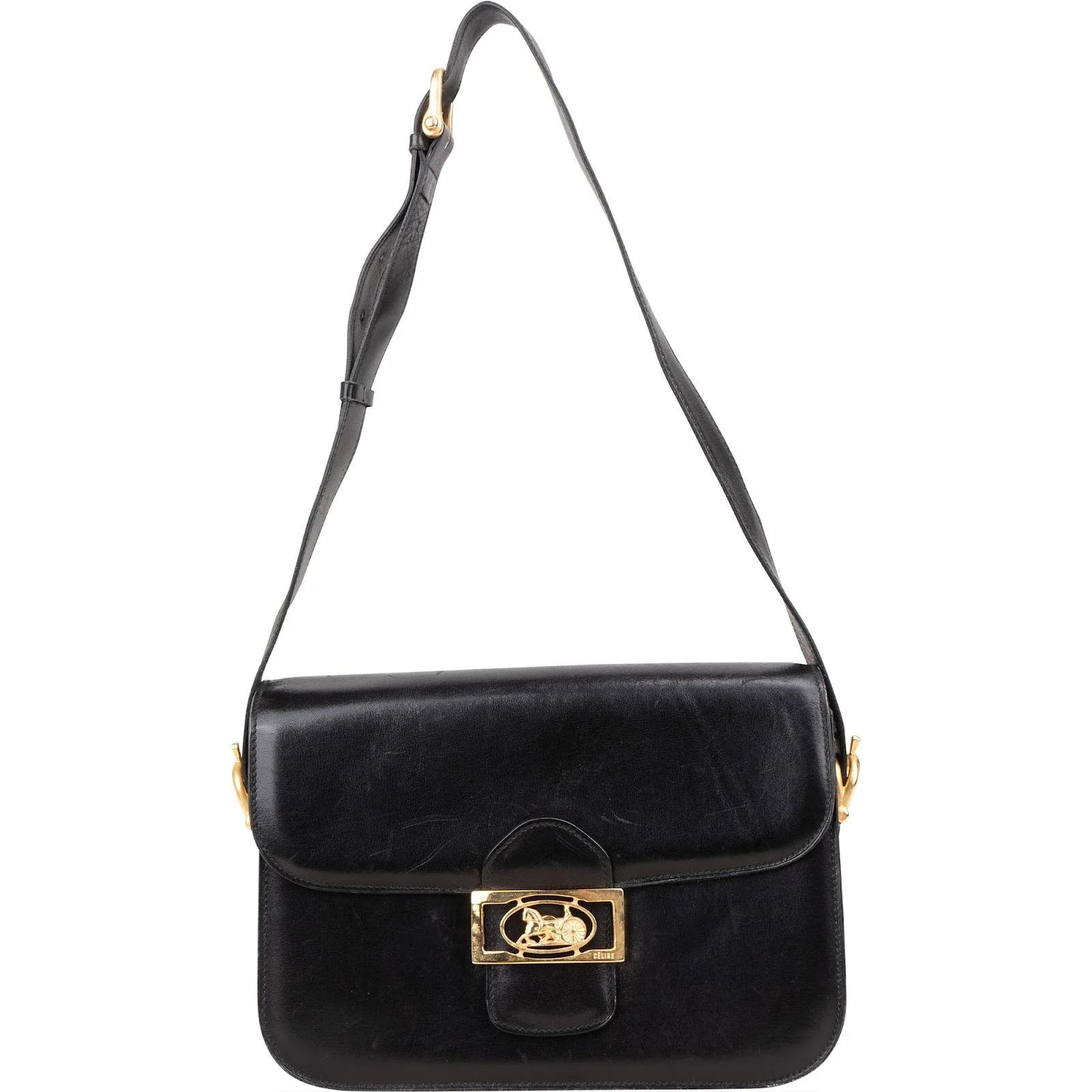 Triomphe leather handbag