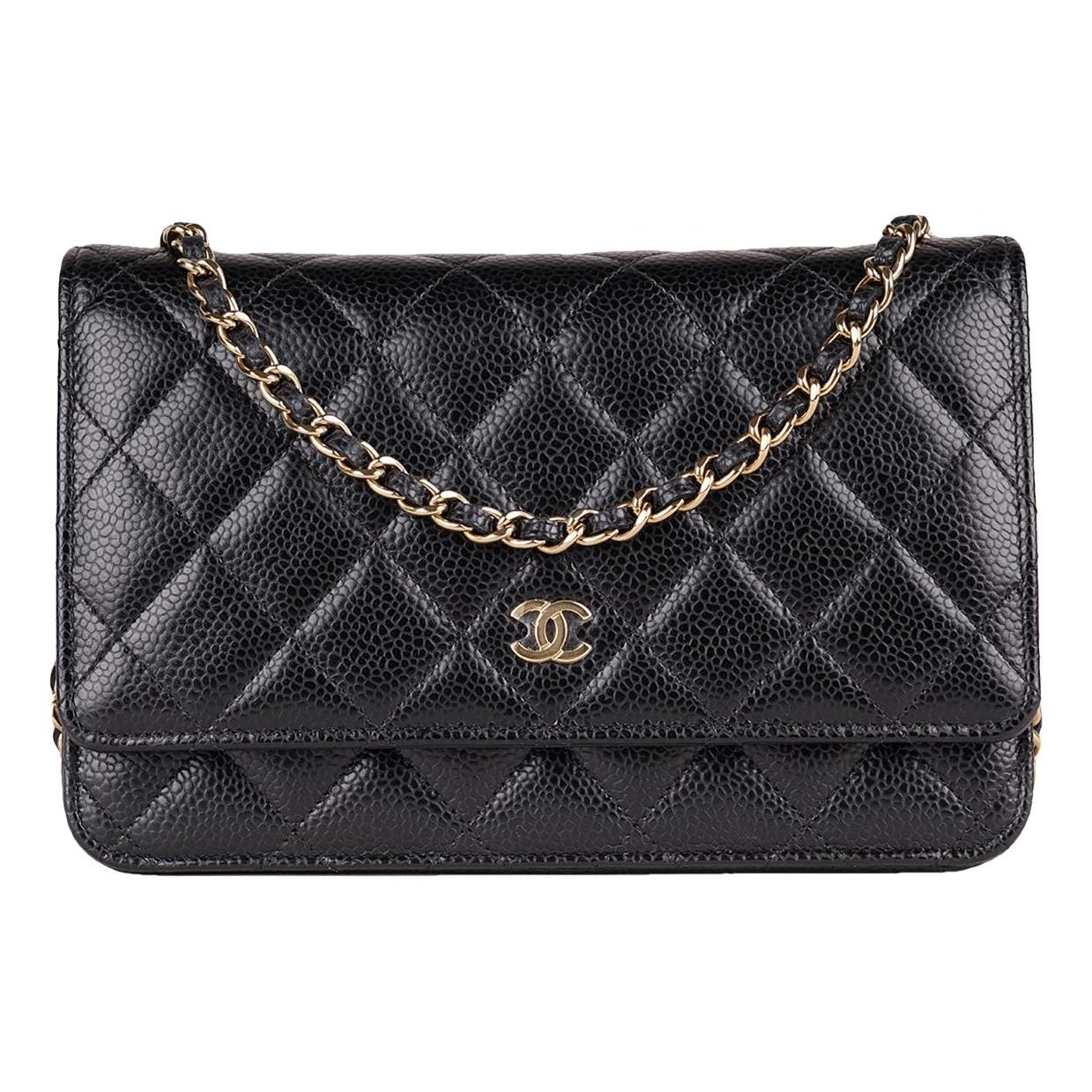 Wallet On Chain Timeless/Classique leather handbag