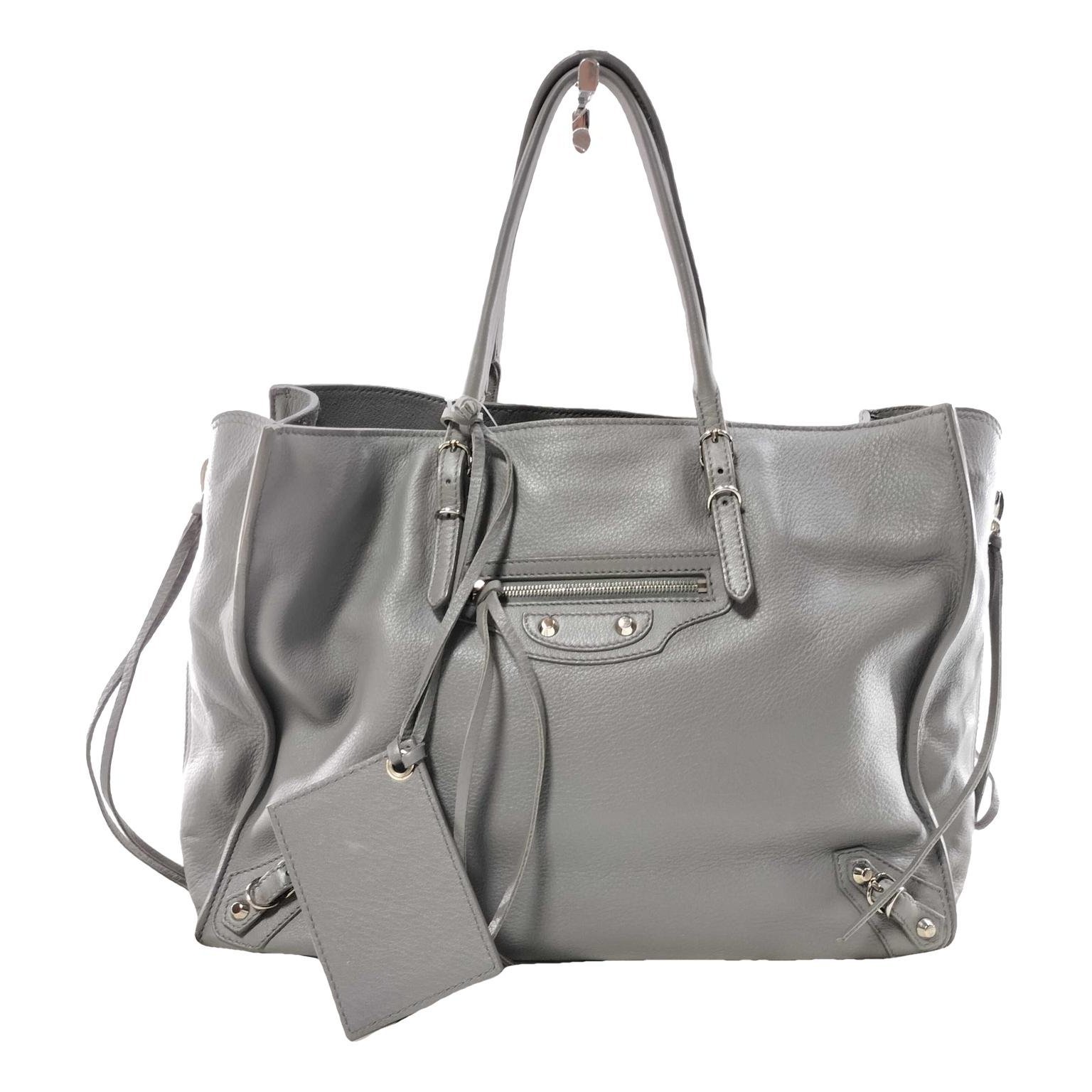 City leather handbag