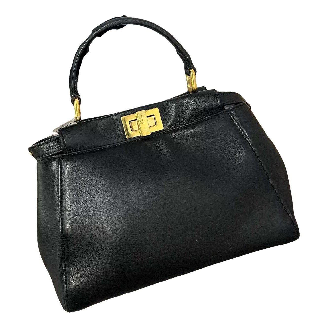 Peekaboo leather handbag