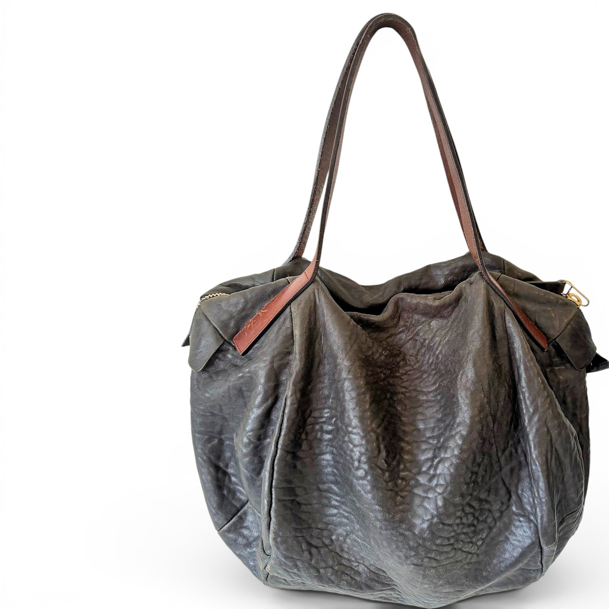Leather handbag