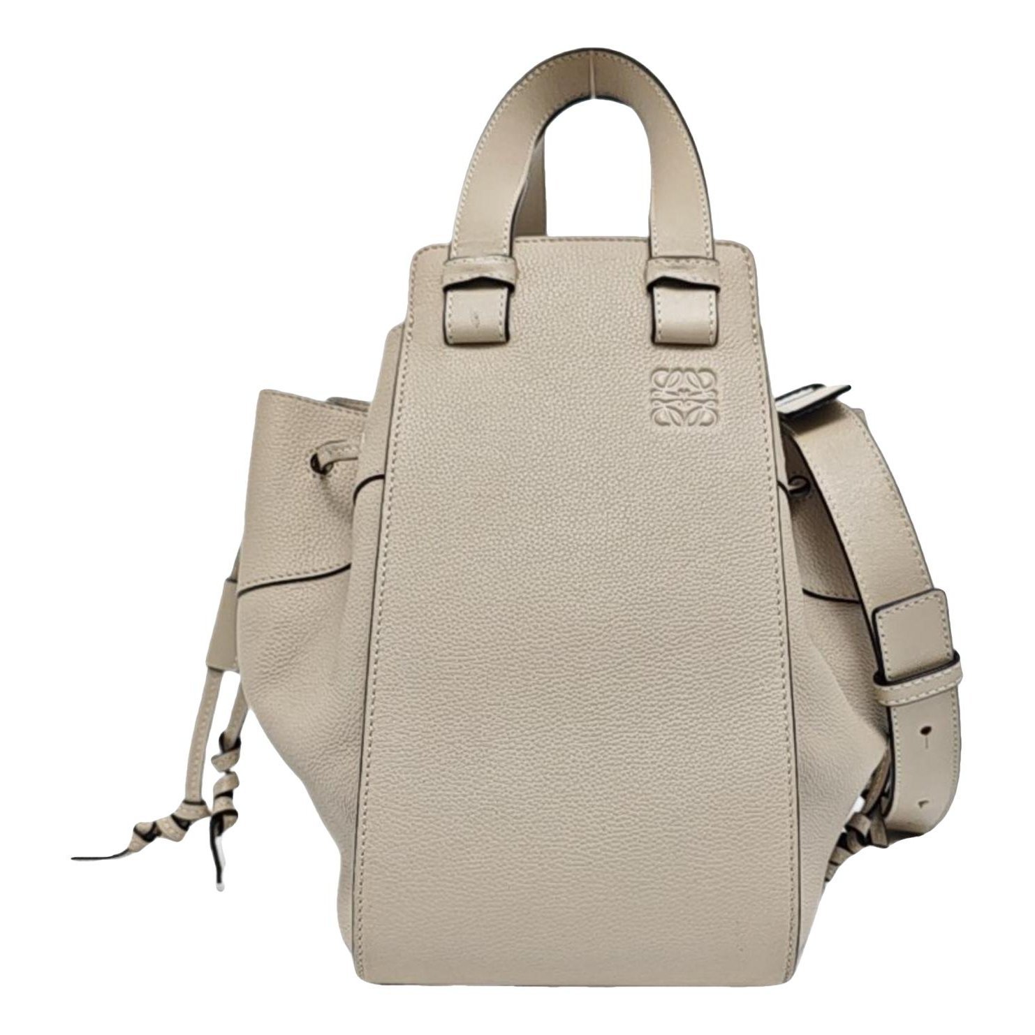 Hammock leather handbag