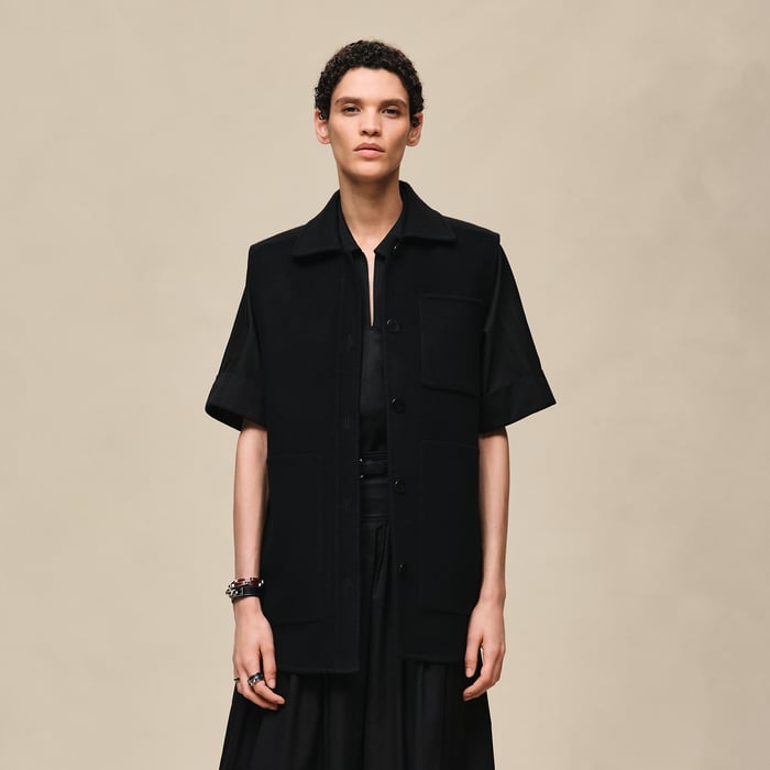 Noir Overshirt Vest