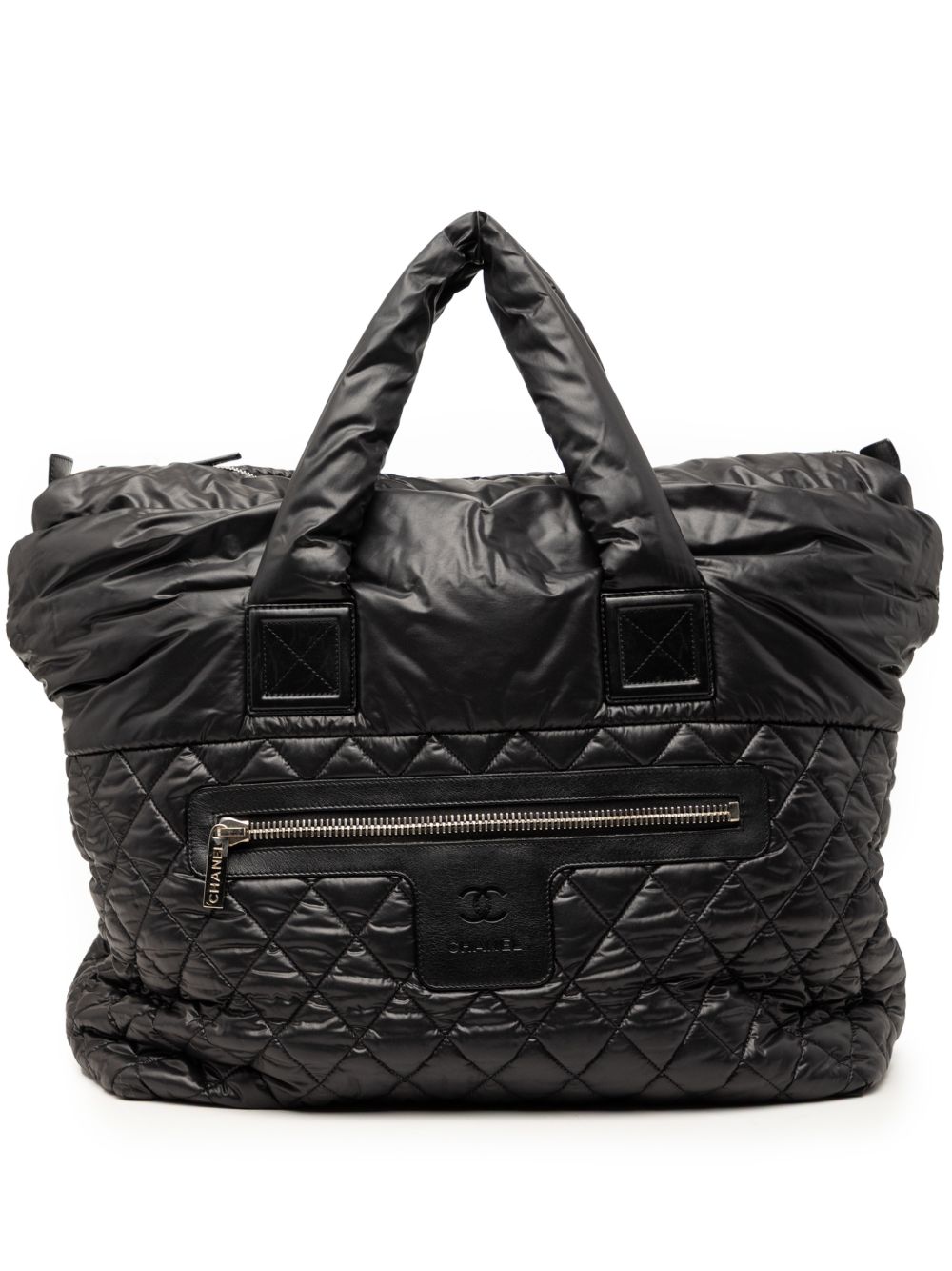 2010-2011 Large Quilted Nylon Reversible Coco Cocoon tote bag