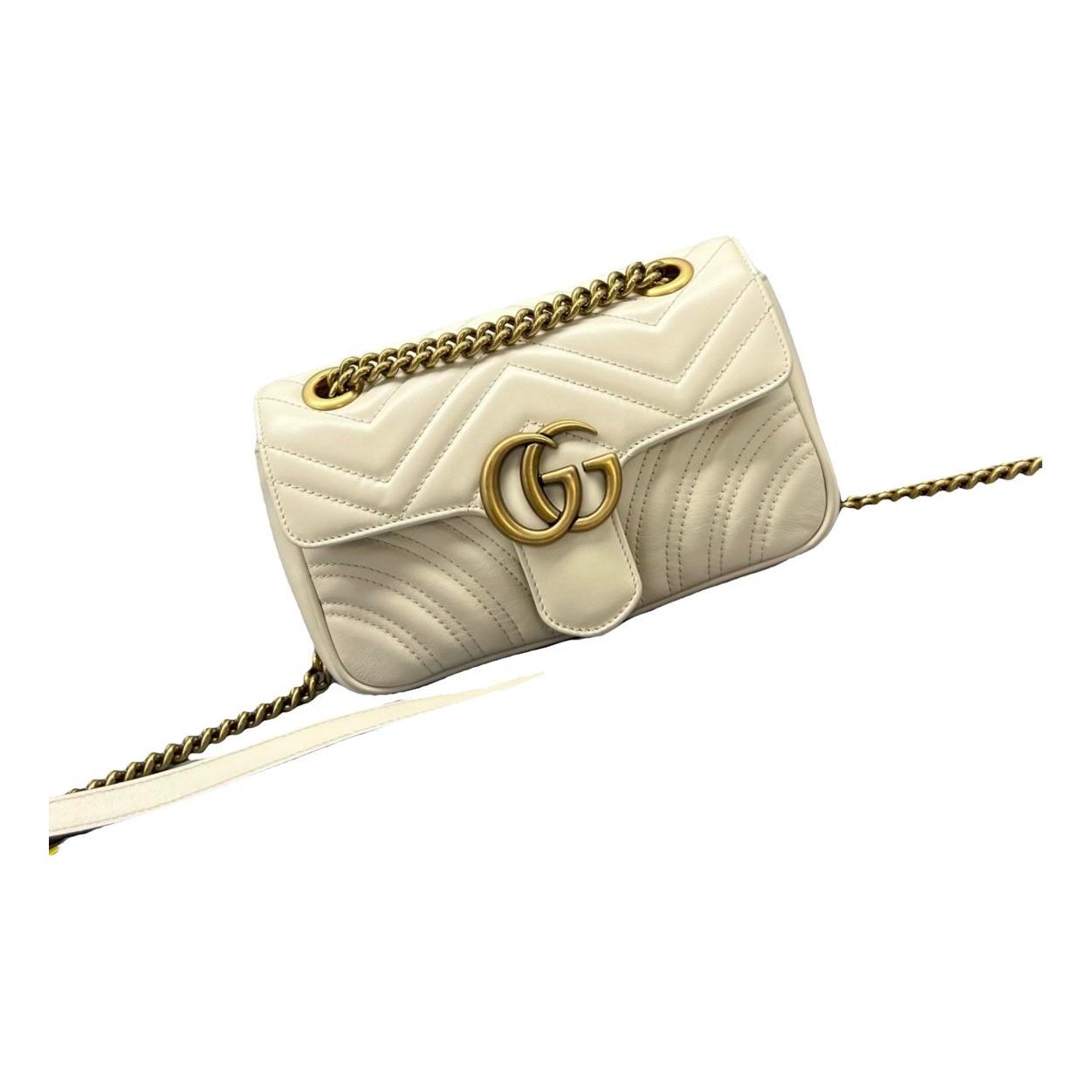 GG Marmont Flap leather handbag