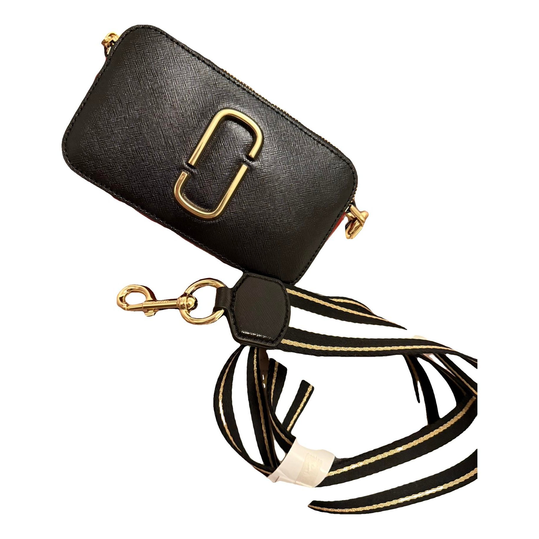 Snapshot leather crossbody bag