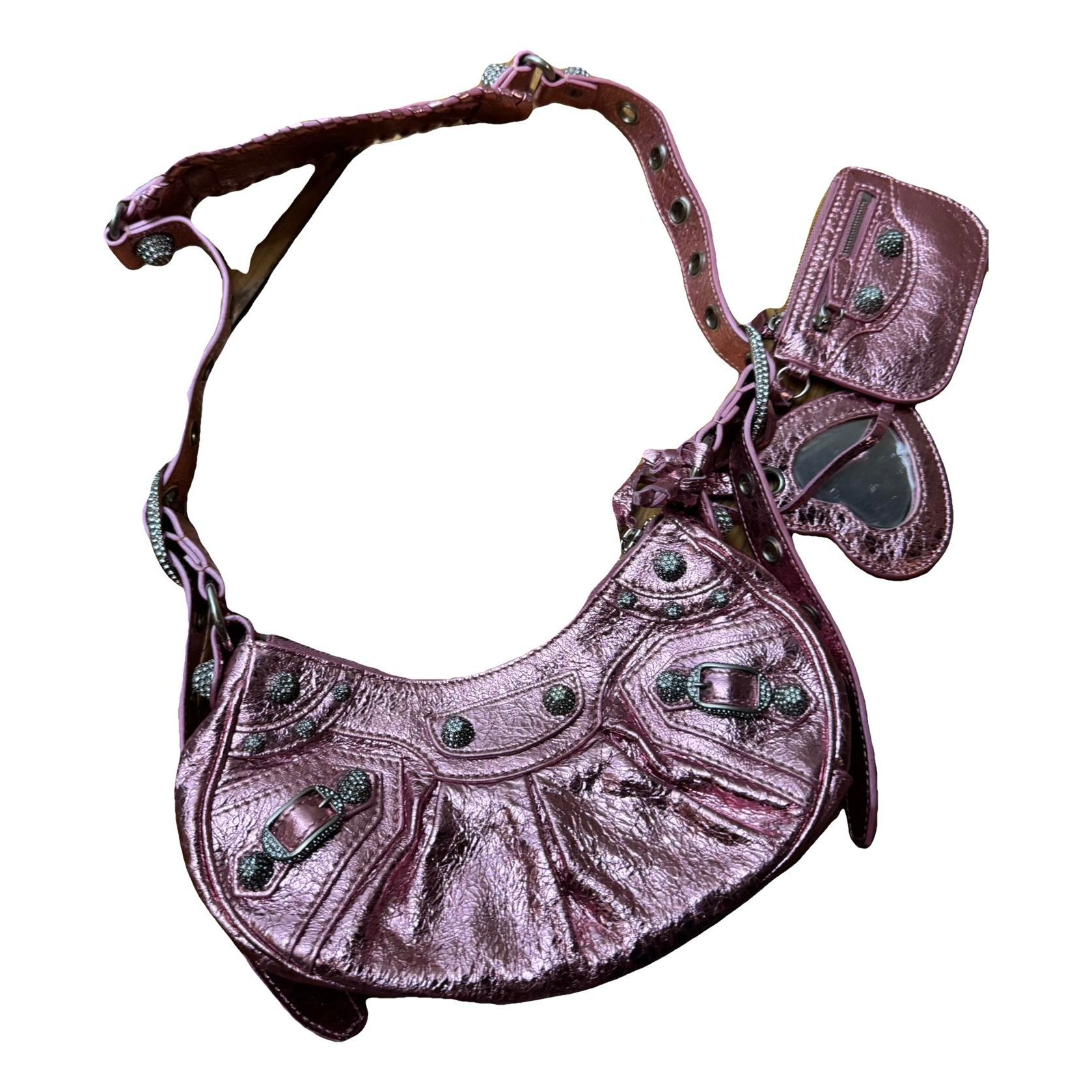 Le Cagole patent leather handbag