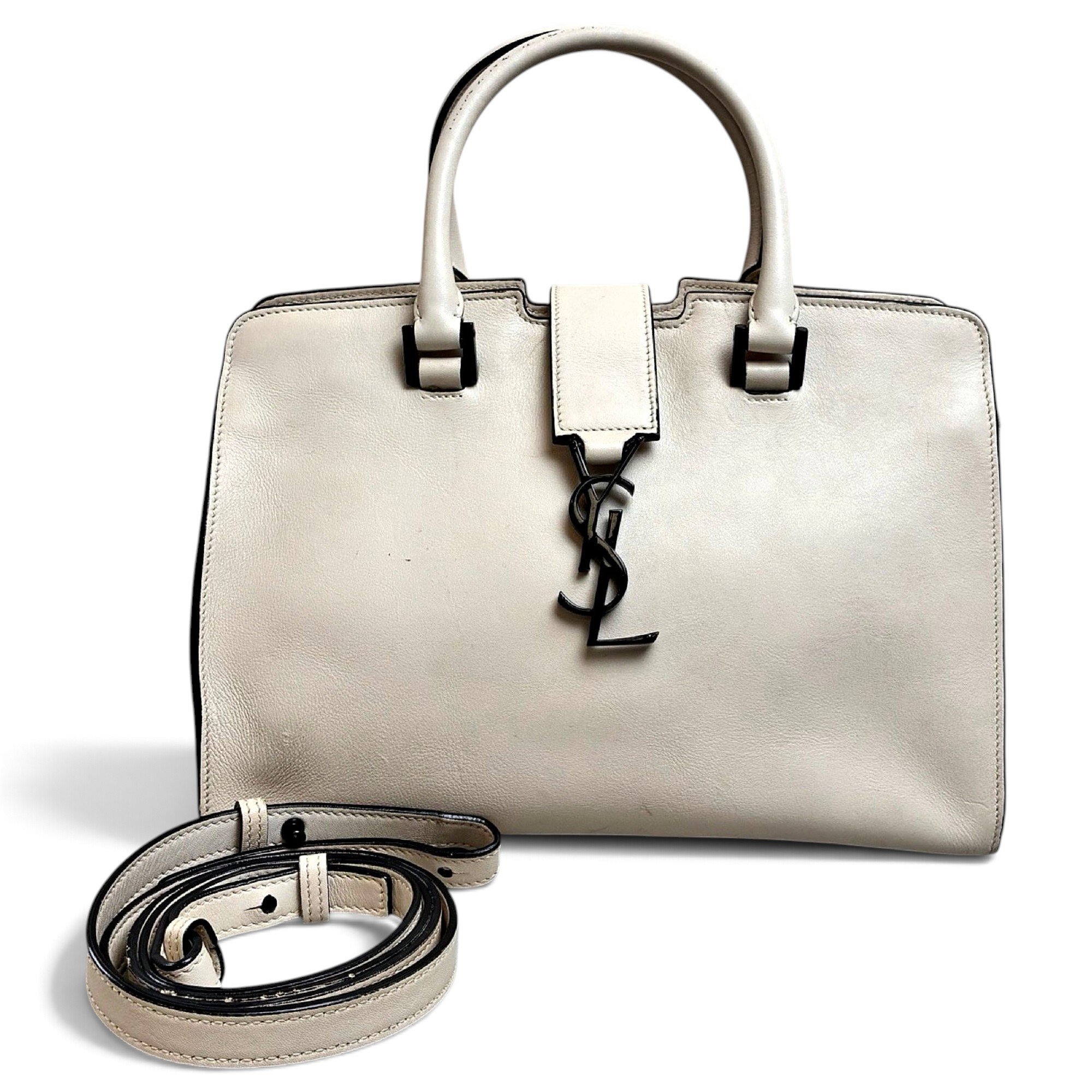 Saint Laurent Monogram Cabas leather handbag