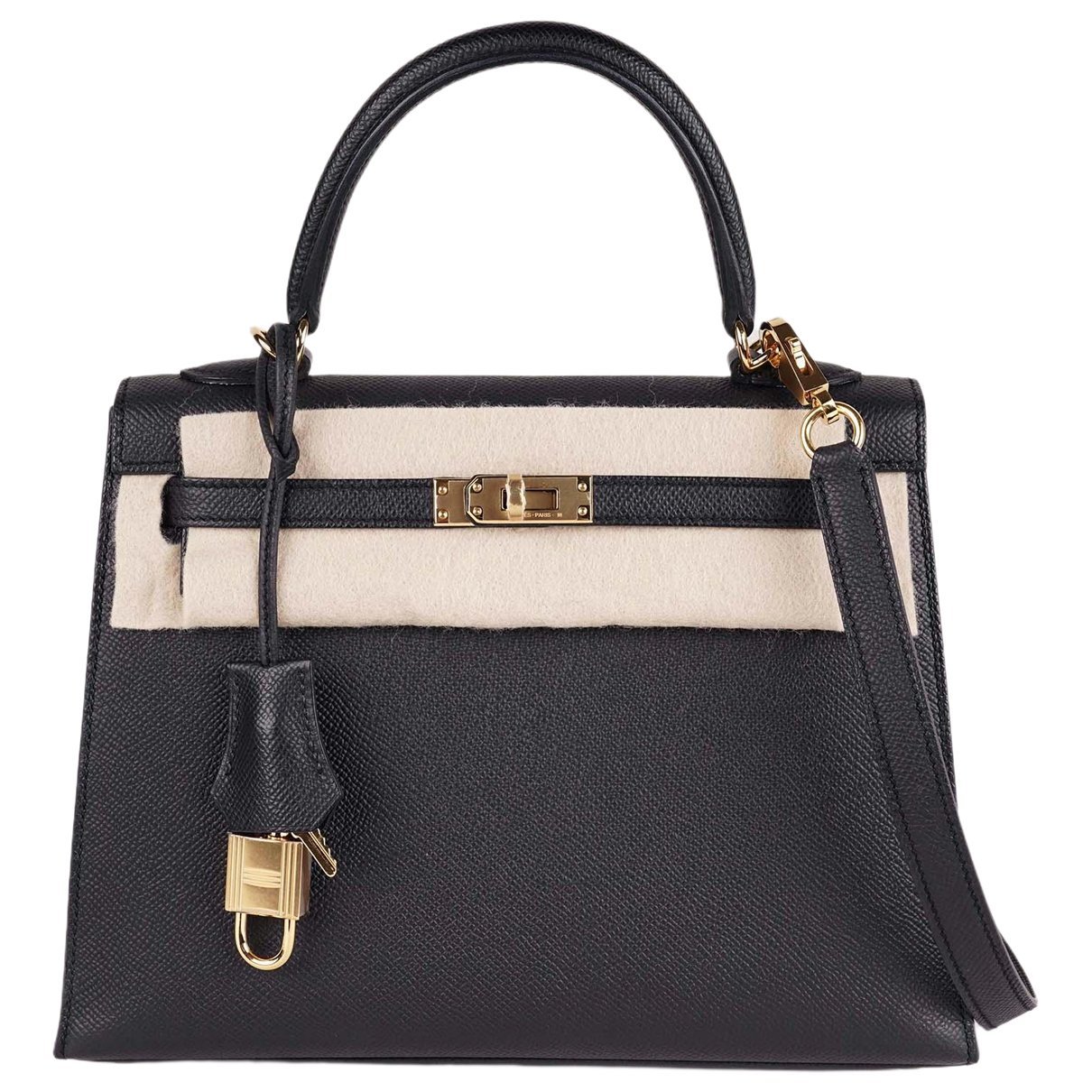 Kelly 25 leather handbag