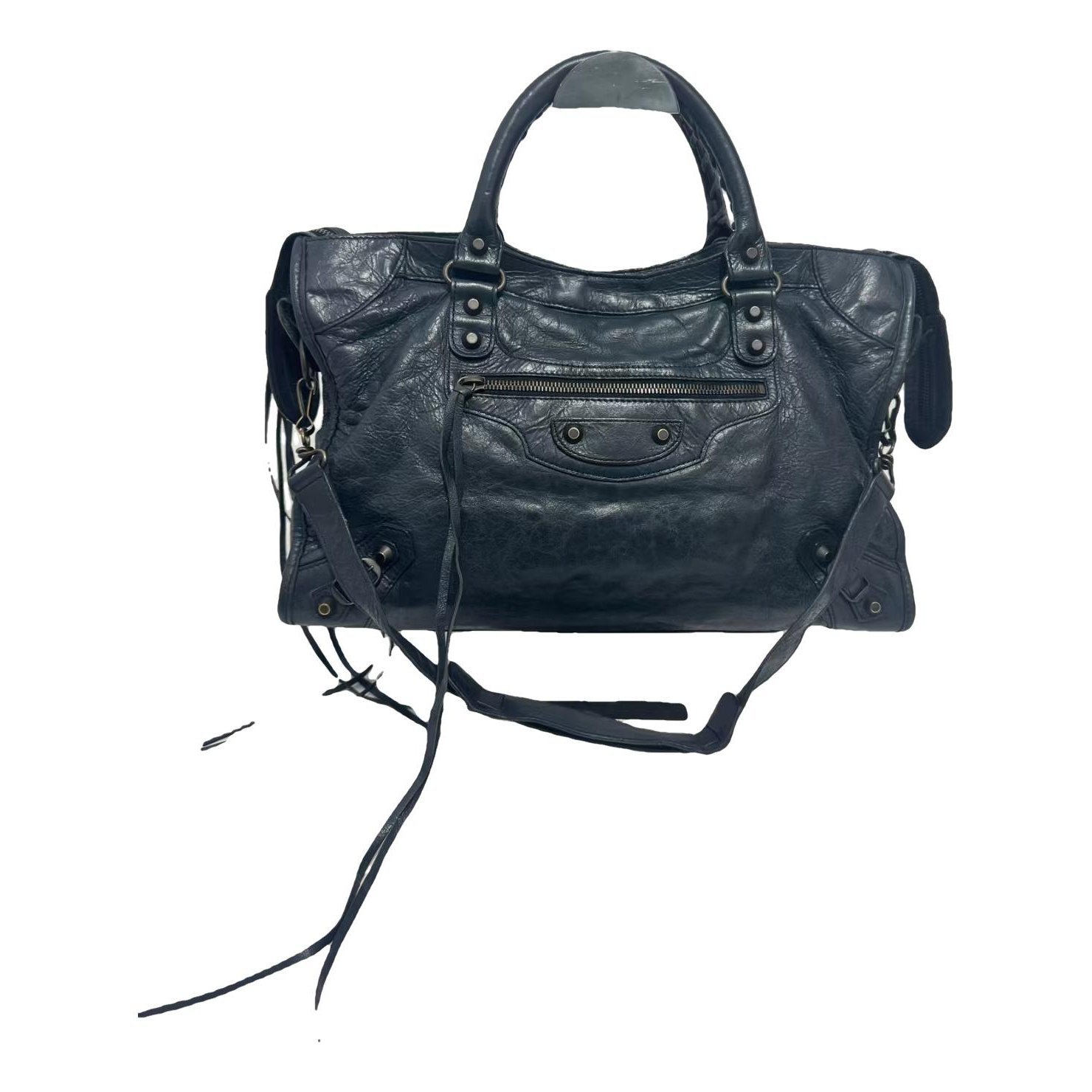 City leather bag