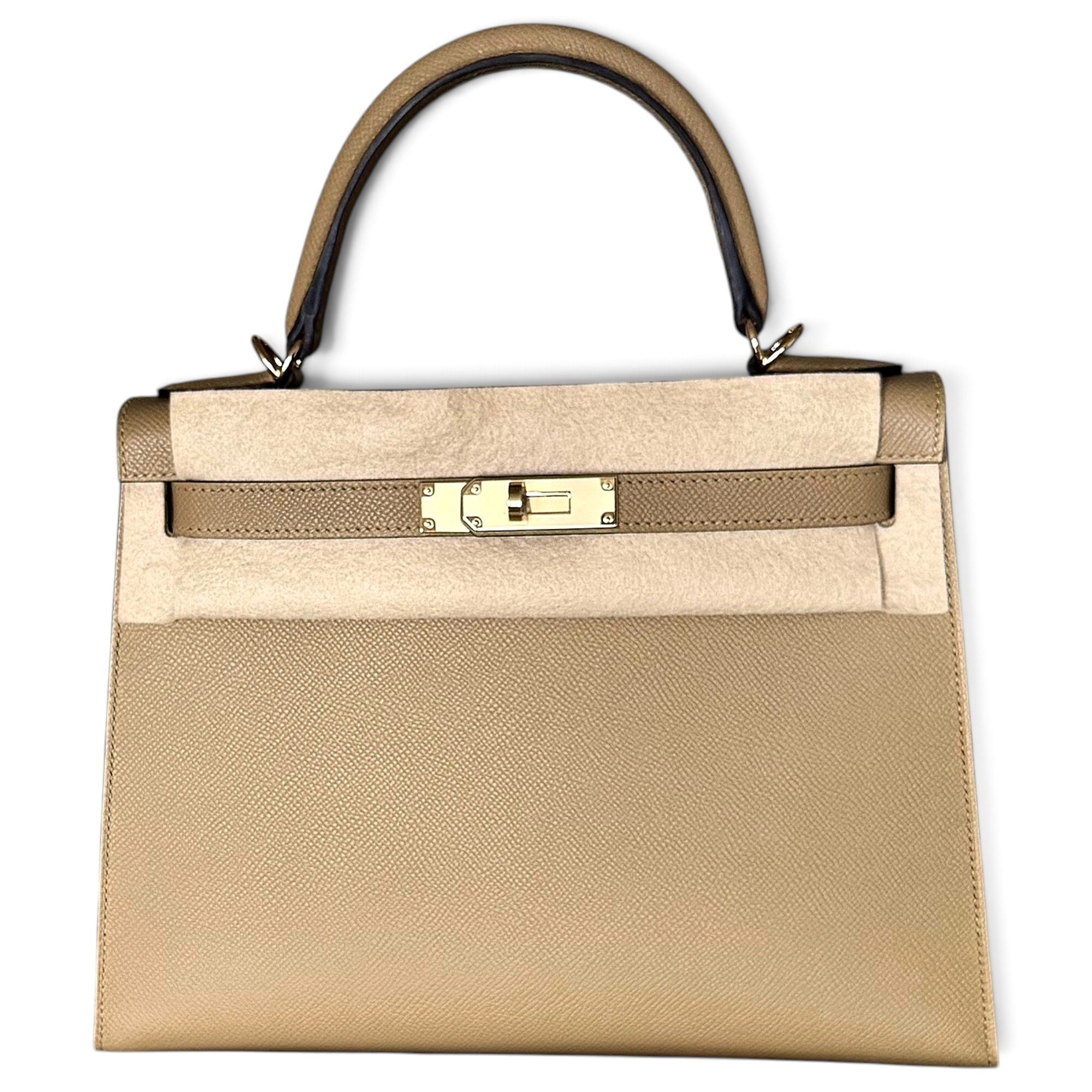Kelly 28 leather handbag