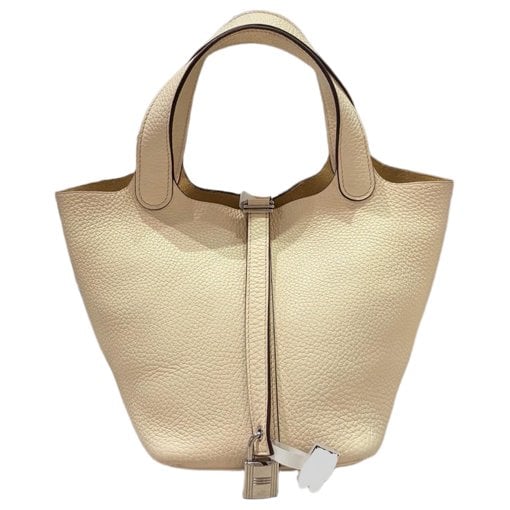 Picotin leather handbag