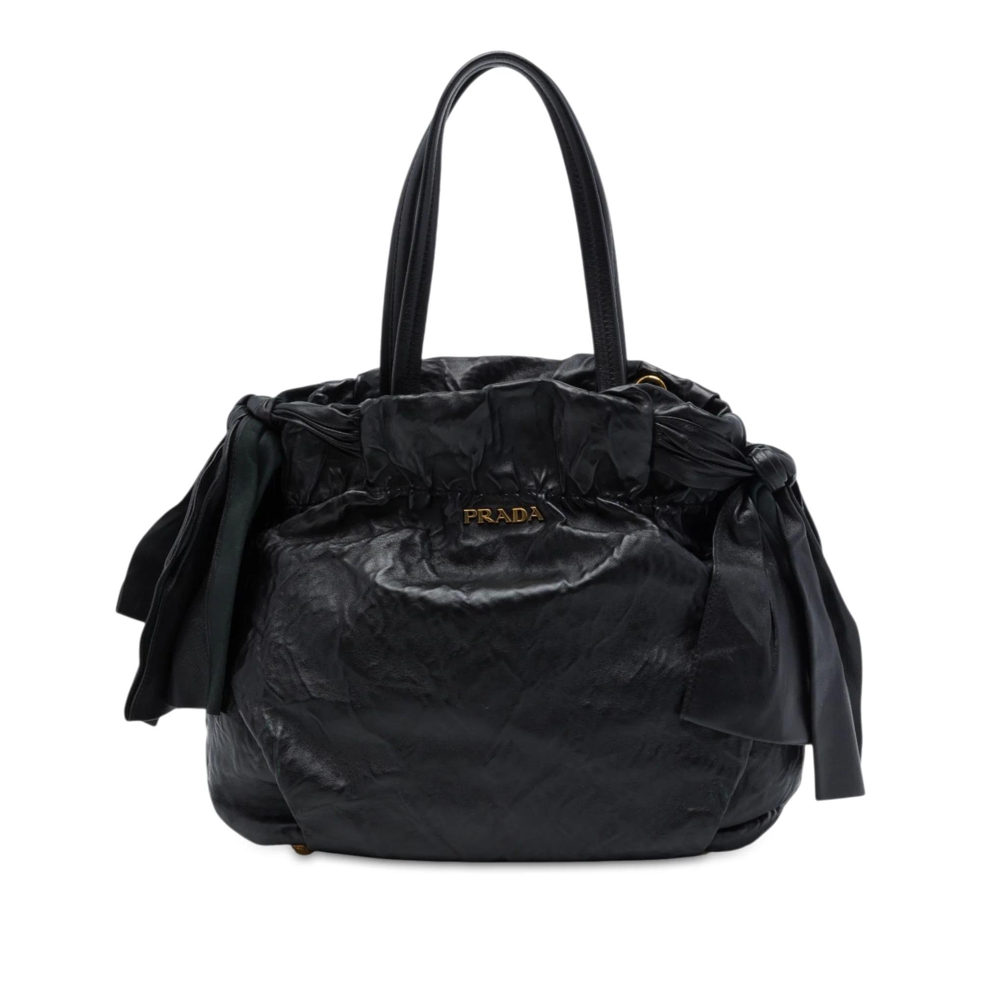 Leather handbag