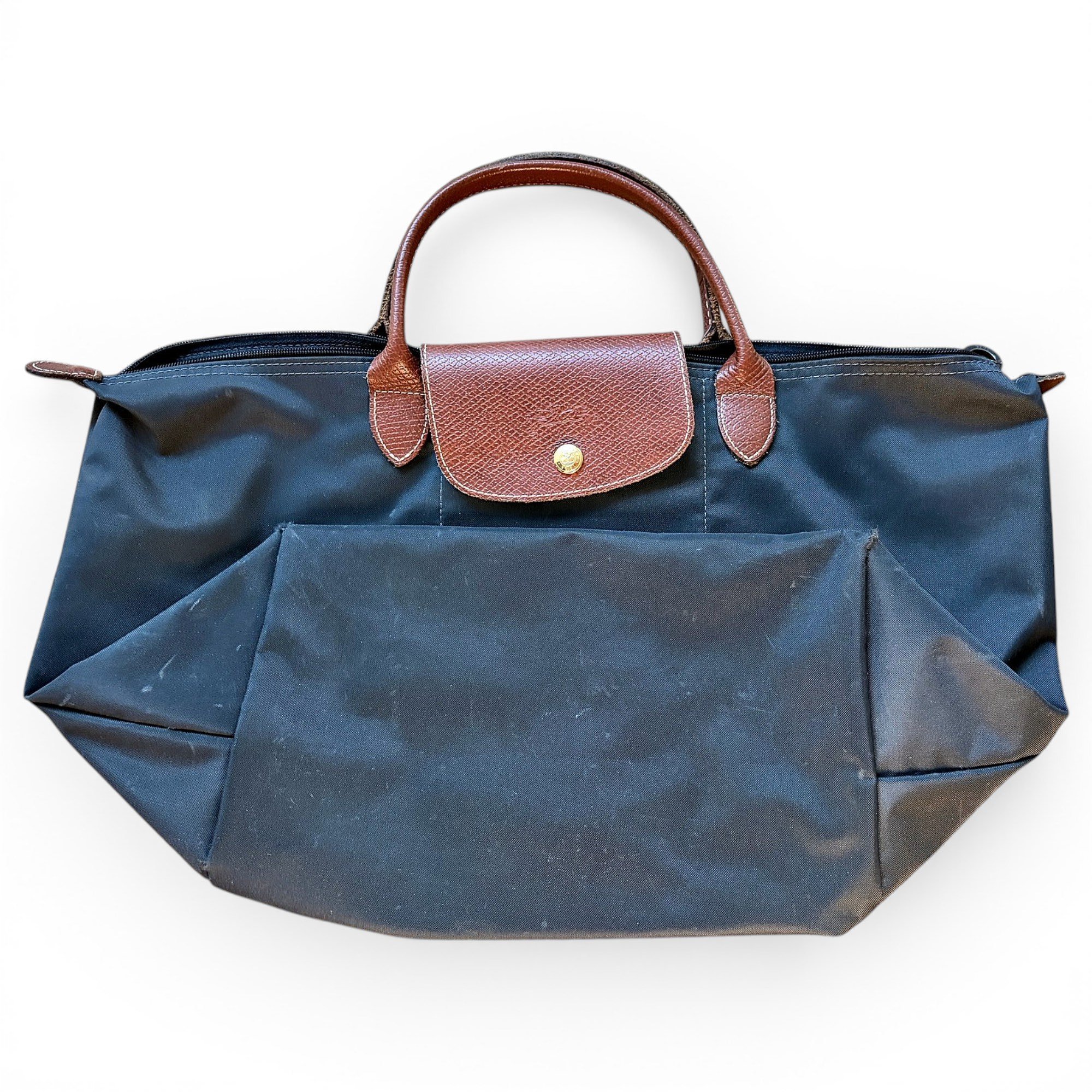 Pliage leather handbag