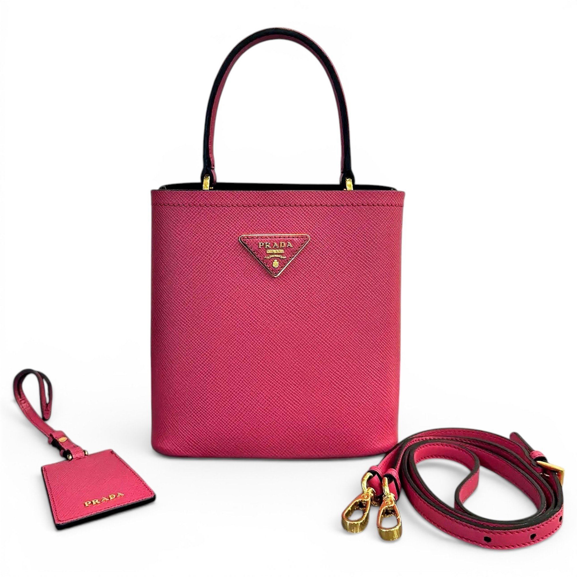 Panier leather handbag