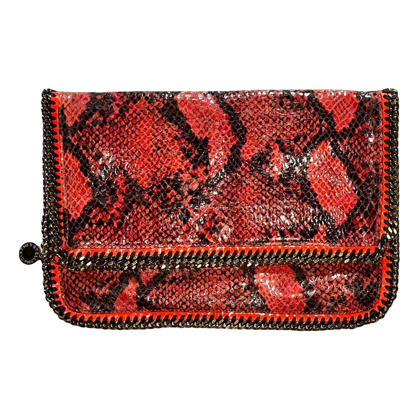 Stella McCartney Falabella leather clutch bag