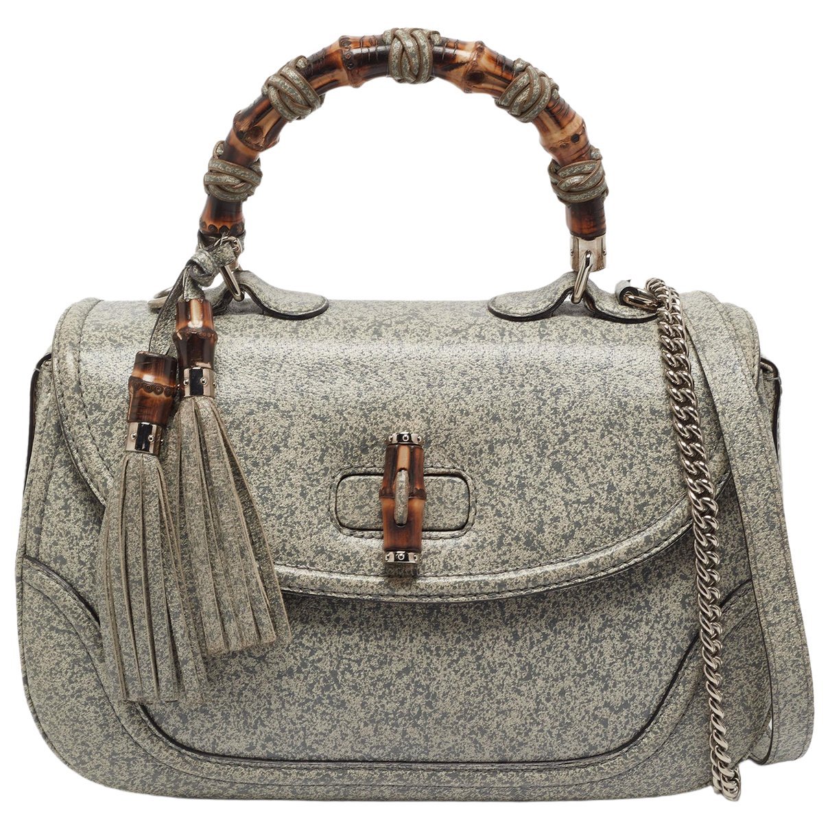 Bamboo leather satchel