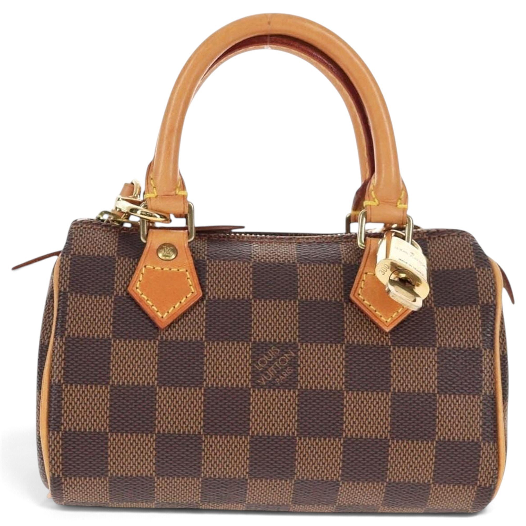 Speedy leather handbag