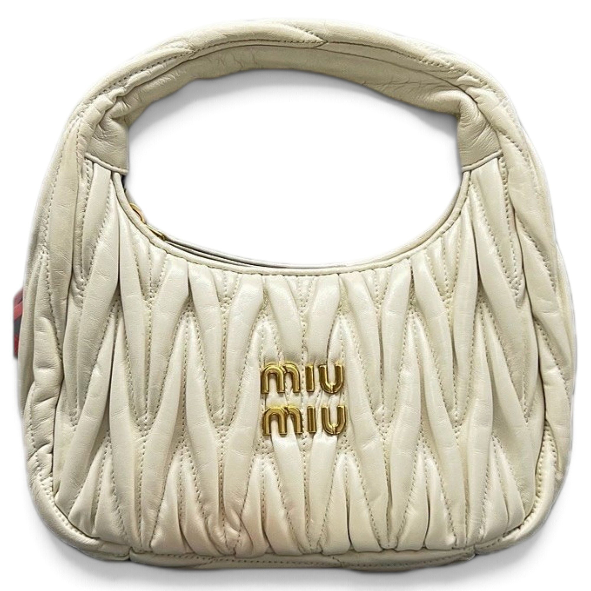 Miu Wander leather handbag