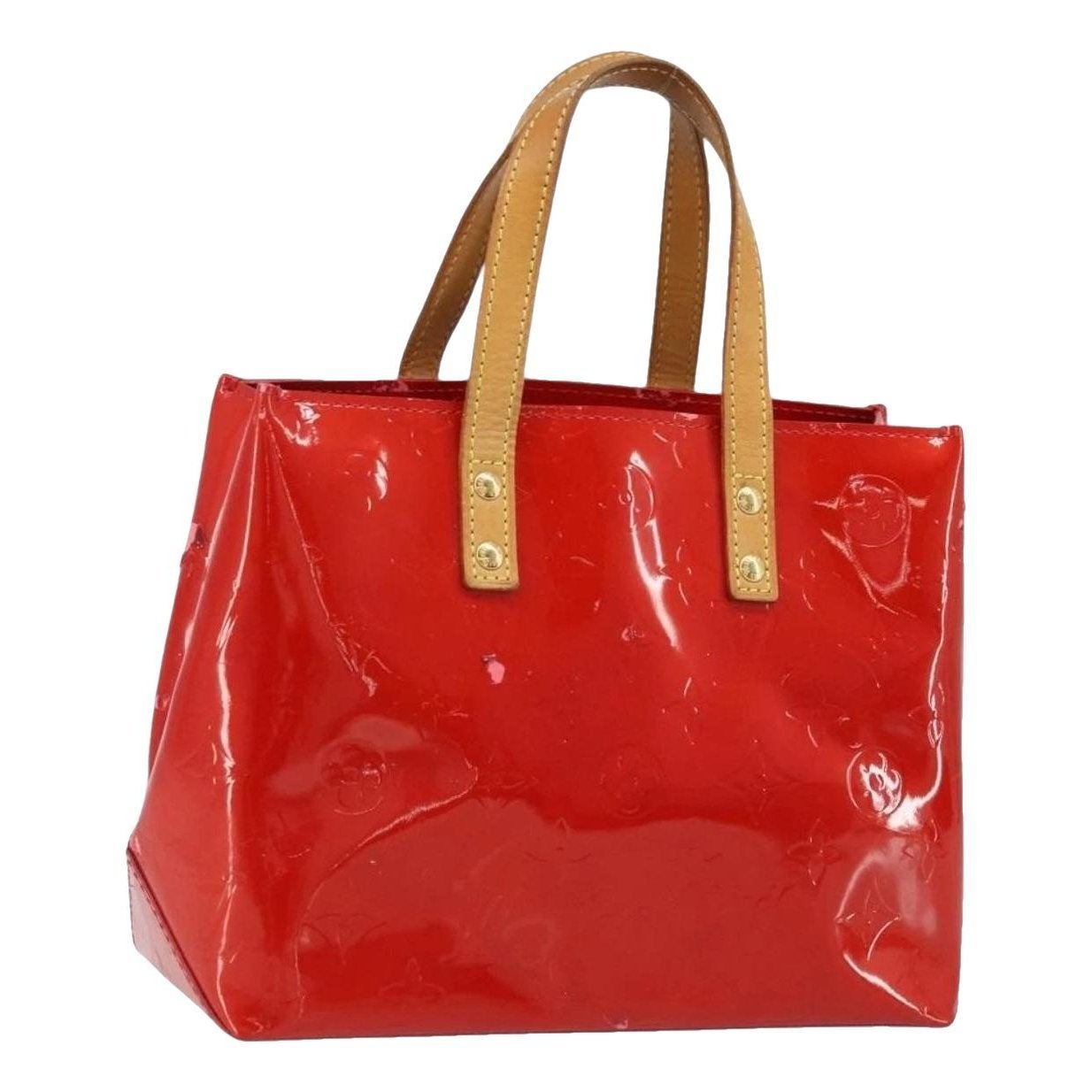 Patent leather handbag