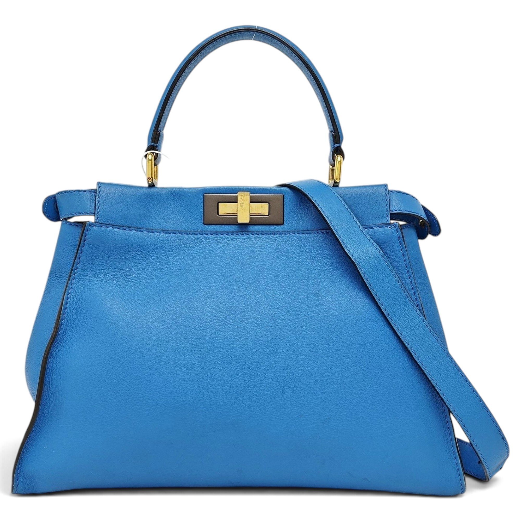 Peekaboo leather handbag
