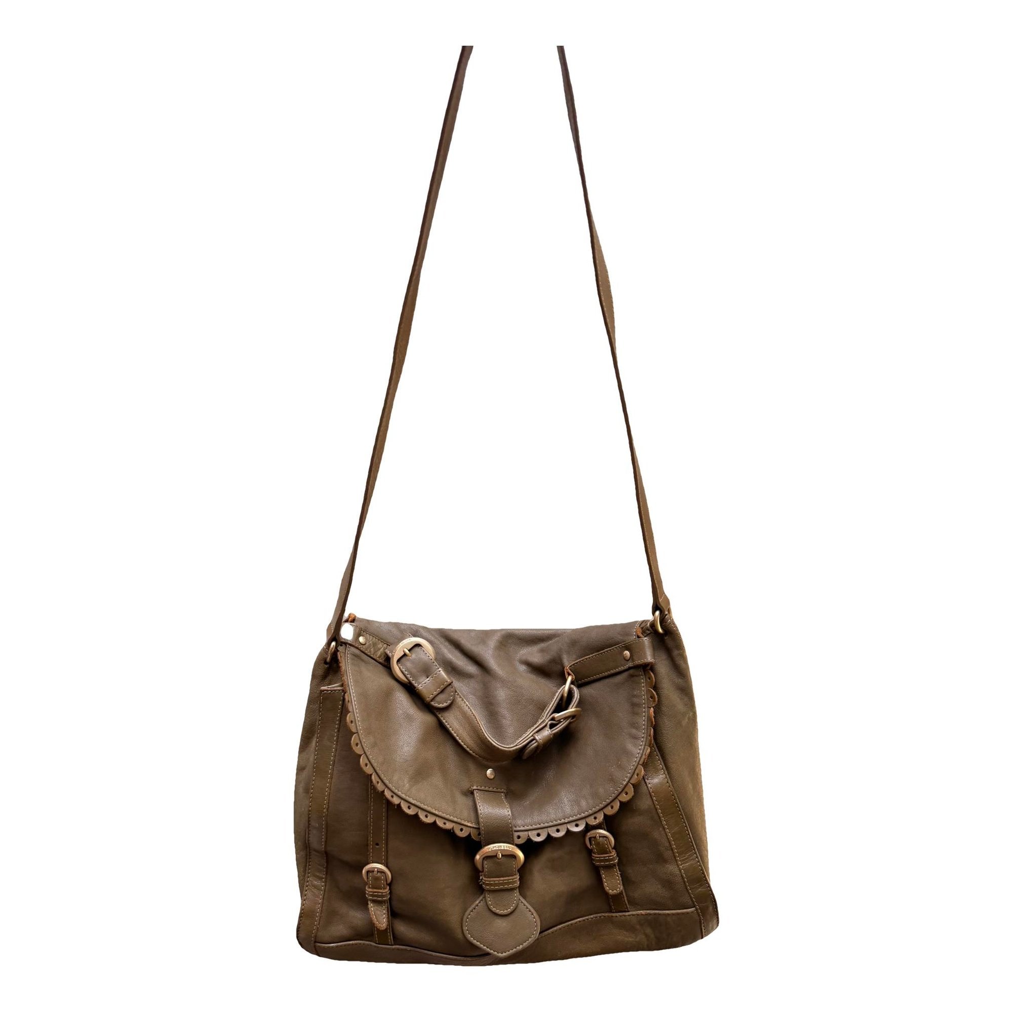 Leather crossbody bag