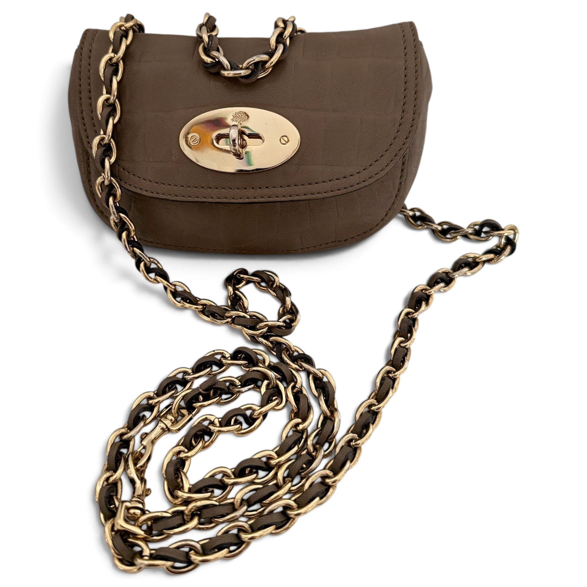 Mulberry Lily leather crossbody bag
