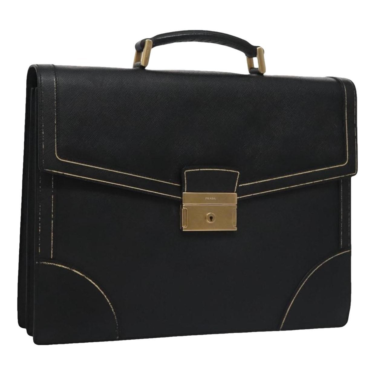 Leather travel bag