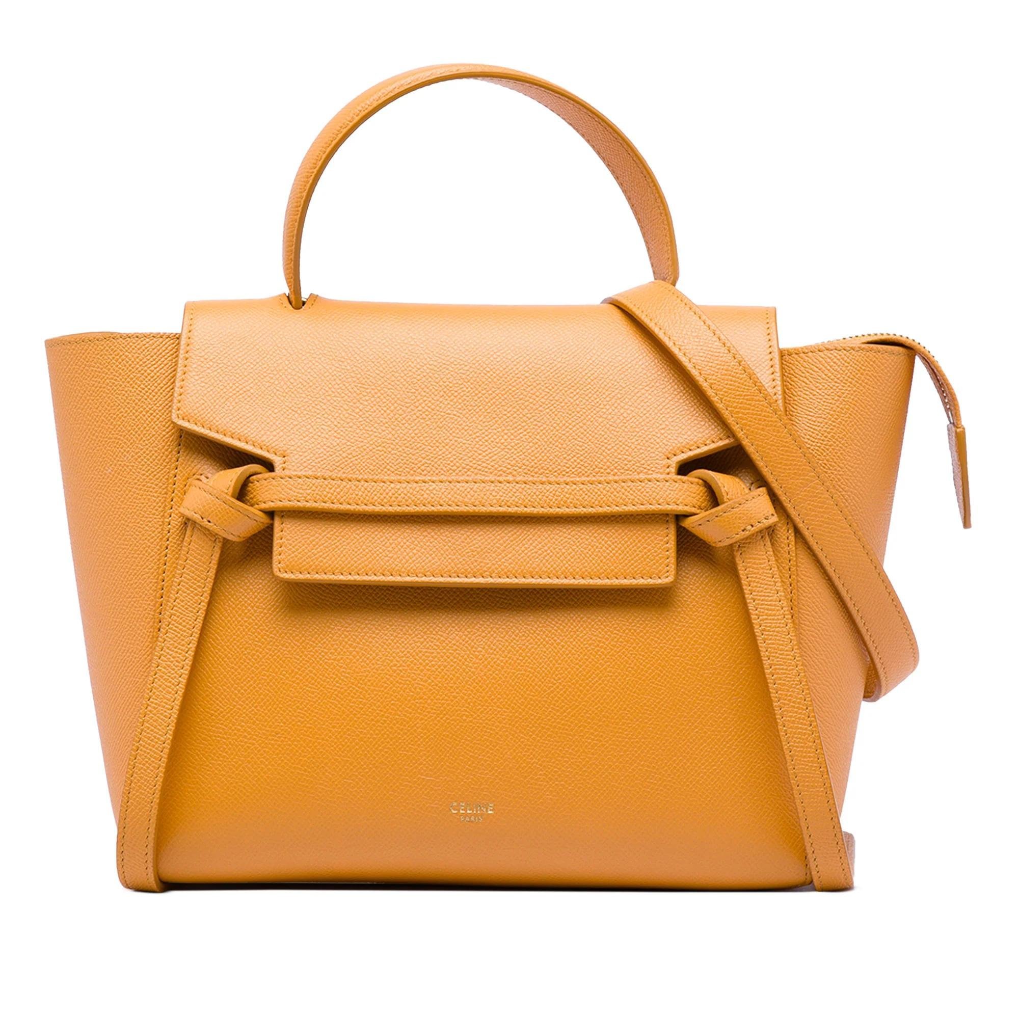 Belt pony-style calfskin handbag