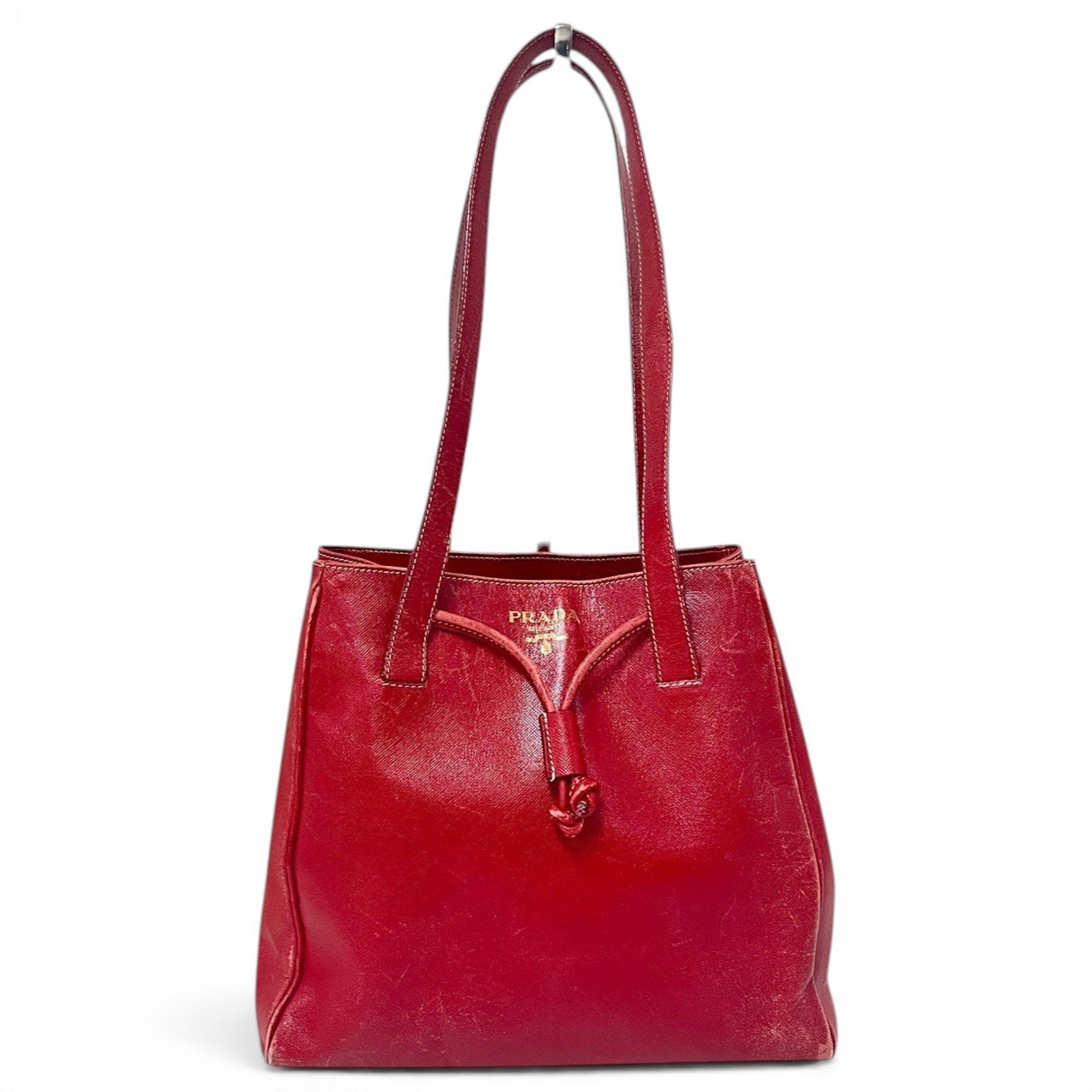 Leather handbag