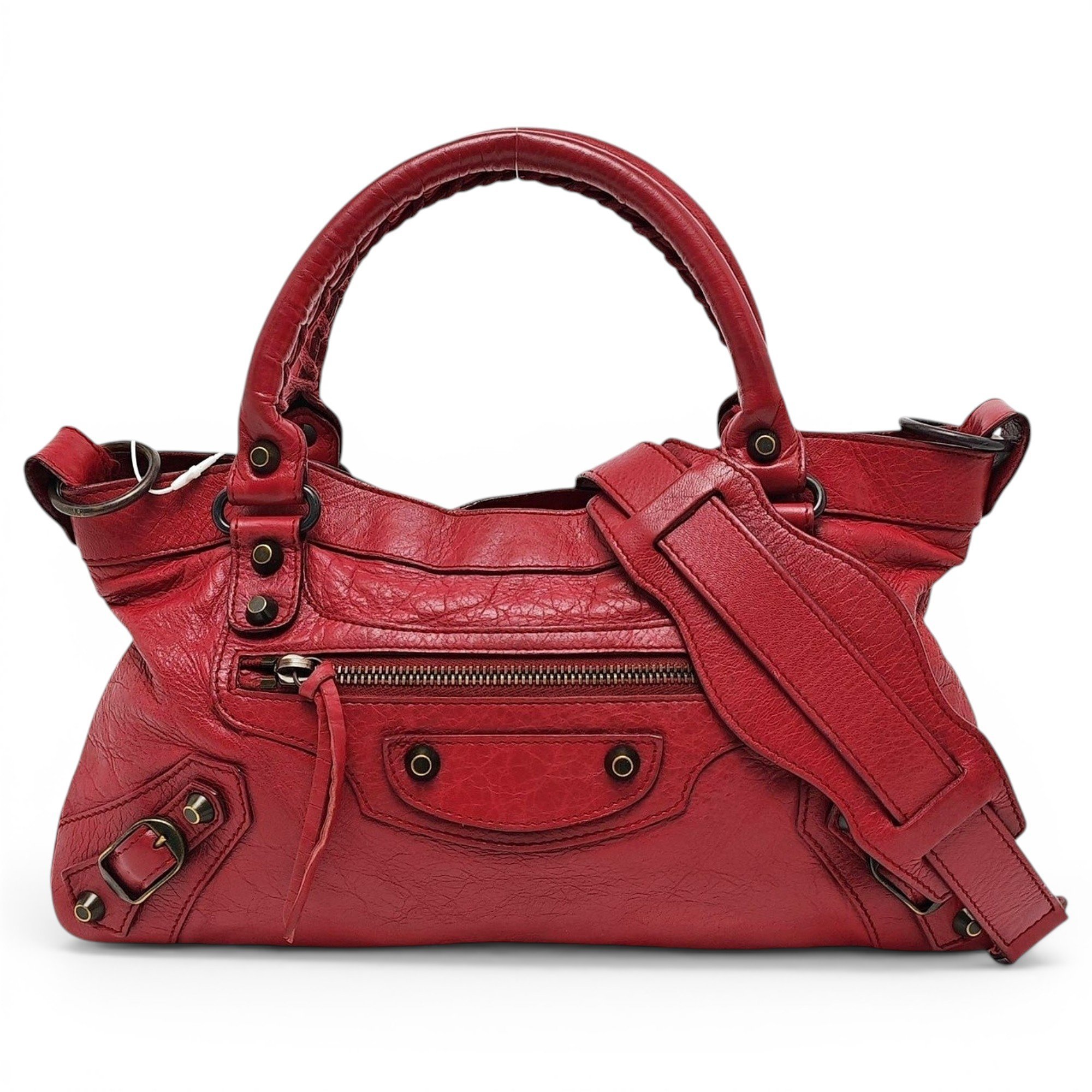 Leather handbag