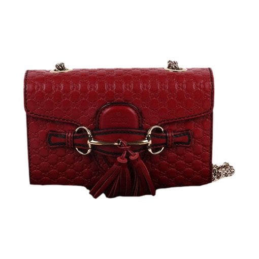 Leather clutch bag