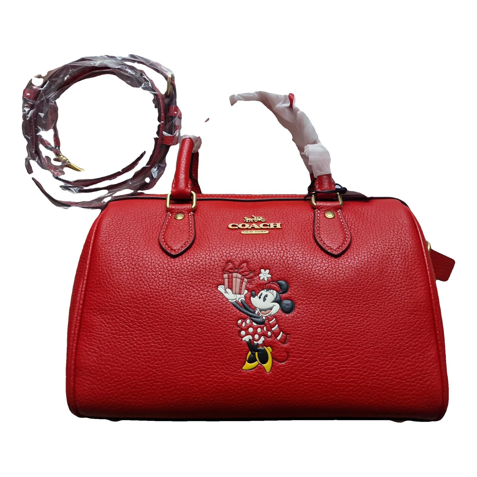  Disney collection leather satchel