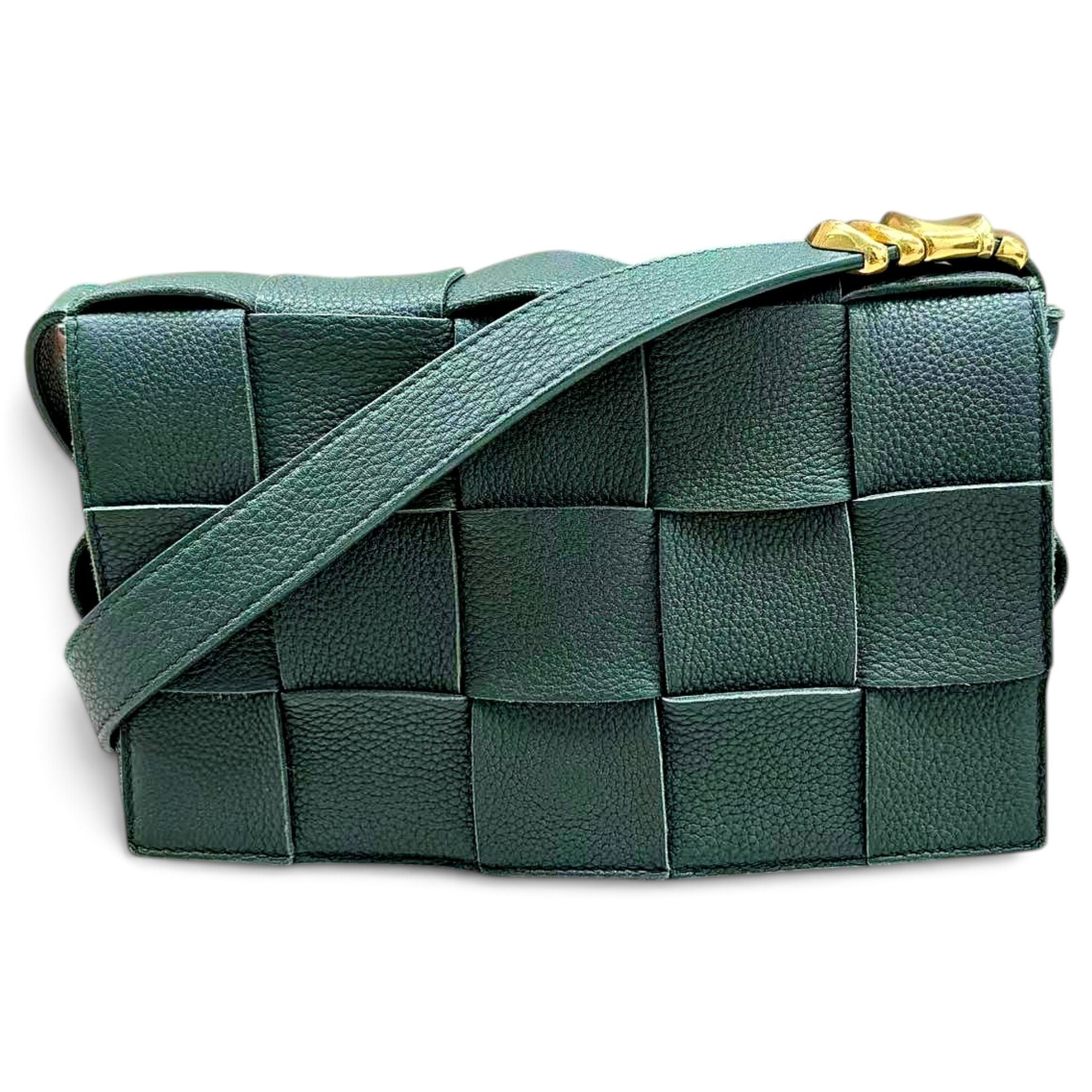 Cassette leather crossbody bag