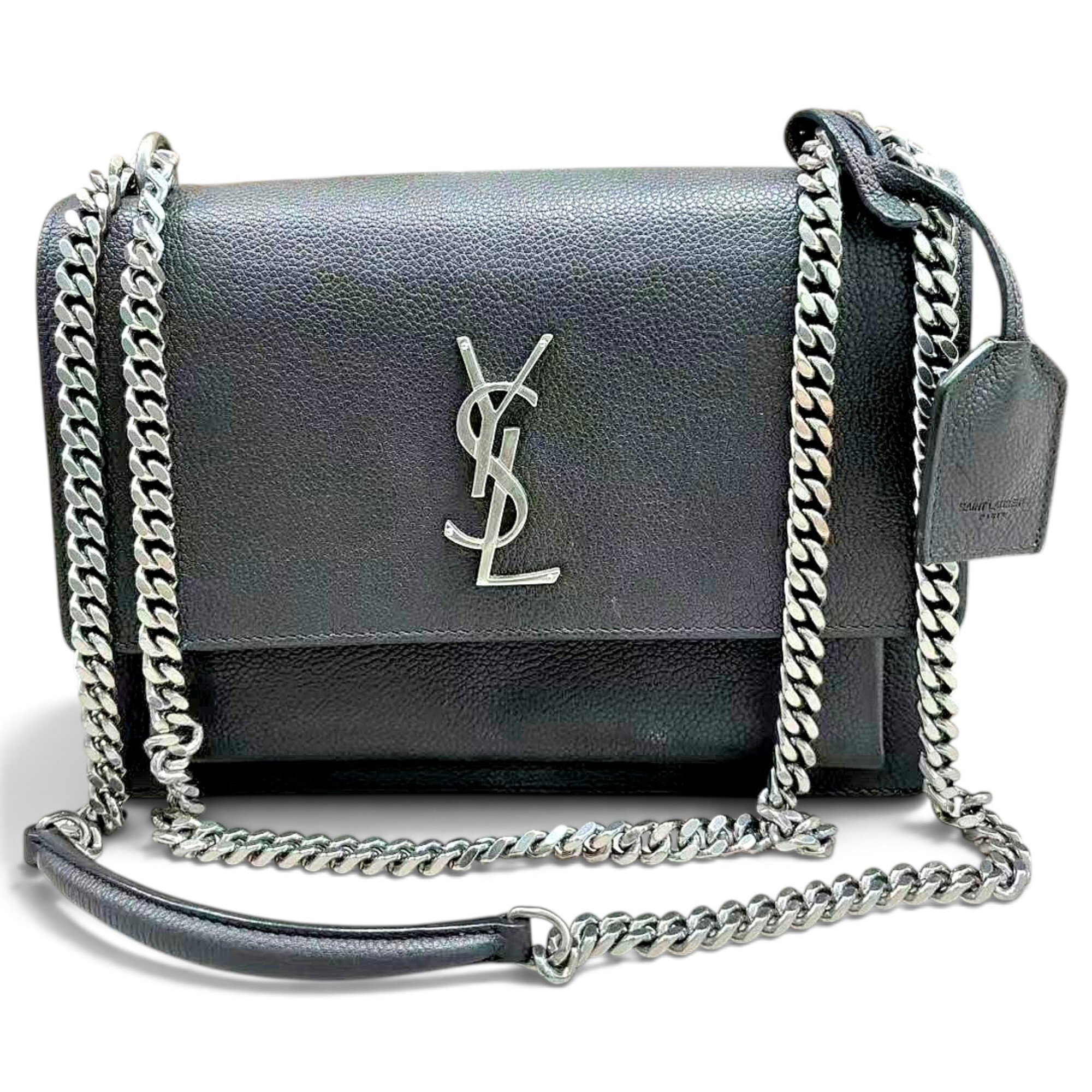 Sunset leather crossbody bag