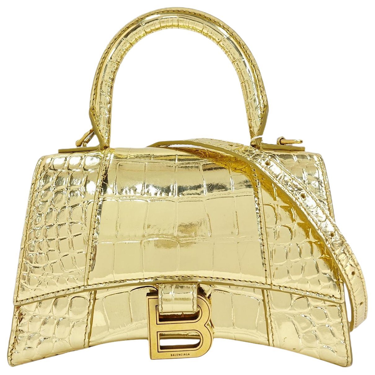 Balenciaga Hourglass leather handbag
