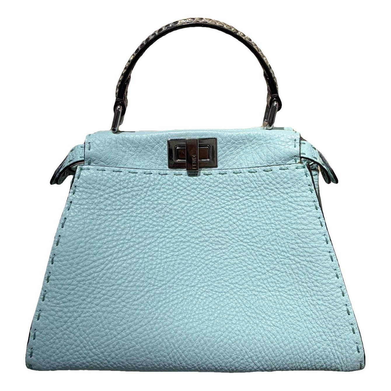 Peekaboo leather handbag